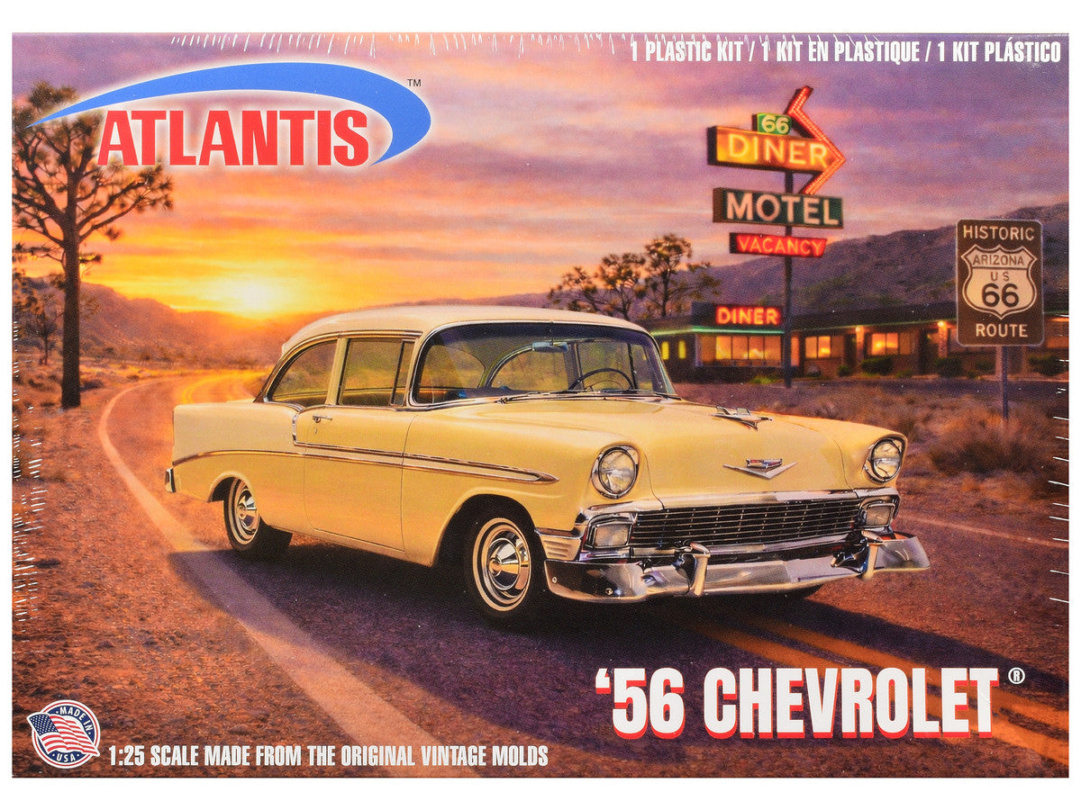 Skill 3 Model Kit 1956 Chevrolet Bel Air "Route 66" 1/25 Scale Model by Atlantis-4