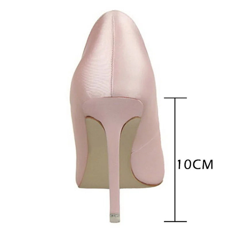 BIGTREE Shoes Rhinestone Women Pumps Stiletto Women Shoes Sexy High Heels Wedding Shoes Luxurious Women Heels Party Shoes Female Pi-Mart