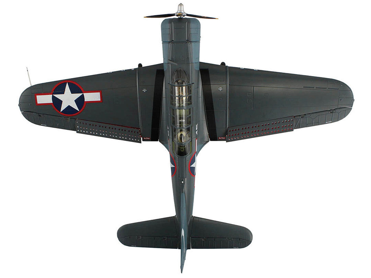 Douglas SBD-5 Dauntless Bomber Aircraft "VB-16 USS Lexington" (1943) United States Navy "Premium Collection" 1/32 Diecast Model by Hobby Master-3