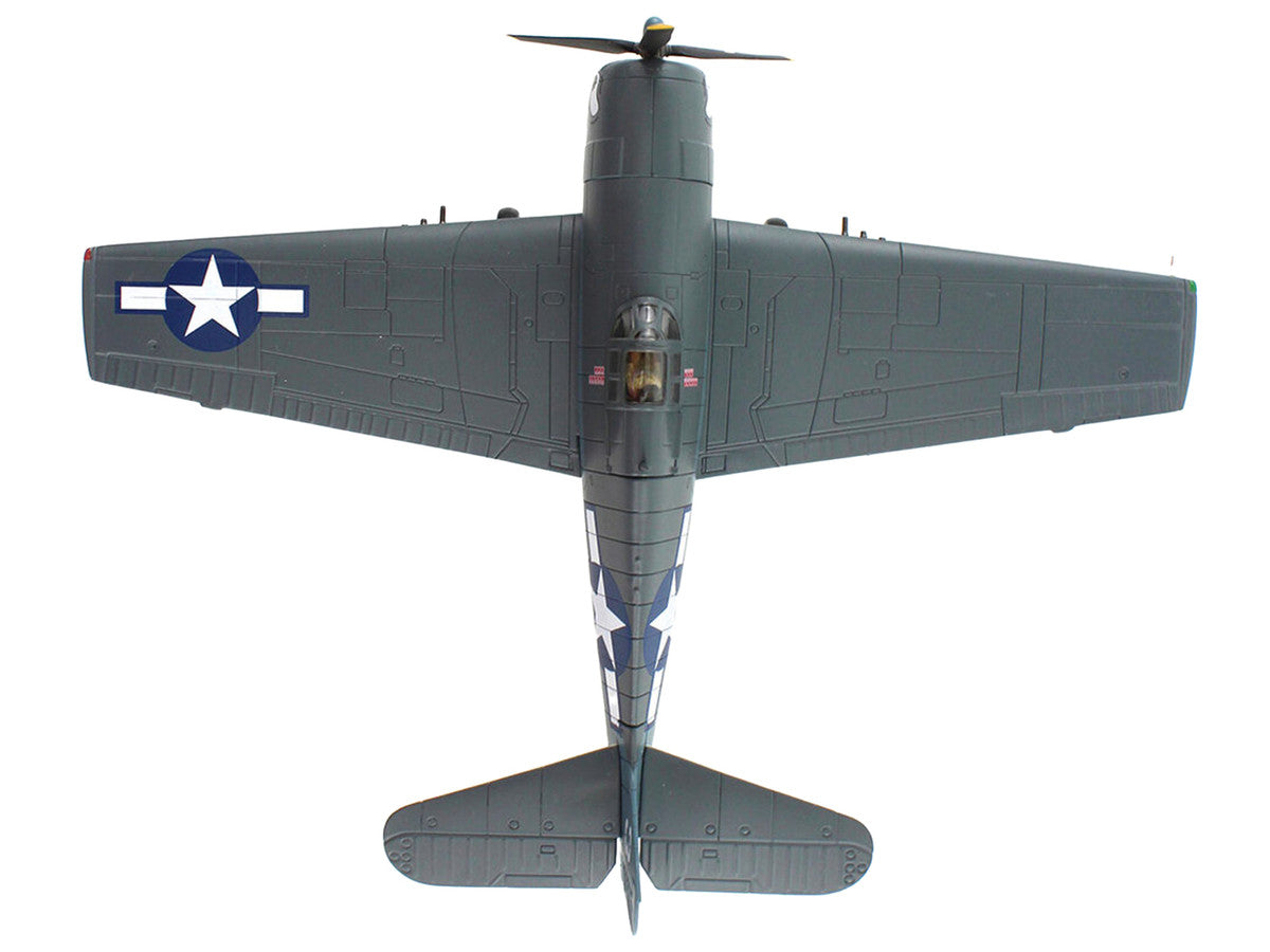 Grumman F6F-3 Hellcat Fighter Aircraft "Ens. Gordon Arthur Stanley VF-27 USS Princeton" (1944) United States Navy "Air Power Series" 1/72 Diecast Model by Hobby Master-2