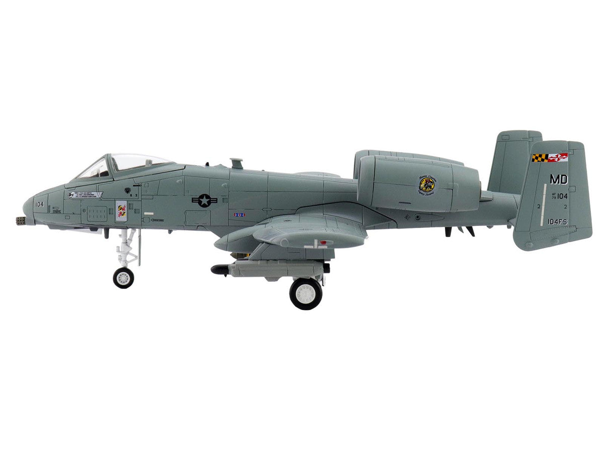 Fairchild Republic A-10C Thunderbolt II Attack Aircraft "80-0283 Maryland Farewell 104 FS Maryland ANG" (2025) United States Air Force "Air Power Series" 1/72 Diecast Model by Hobby Master Hobby Master