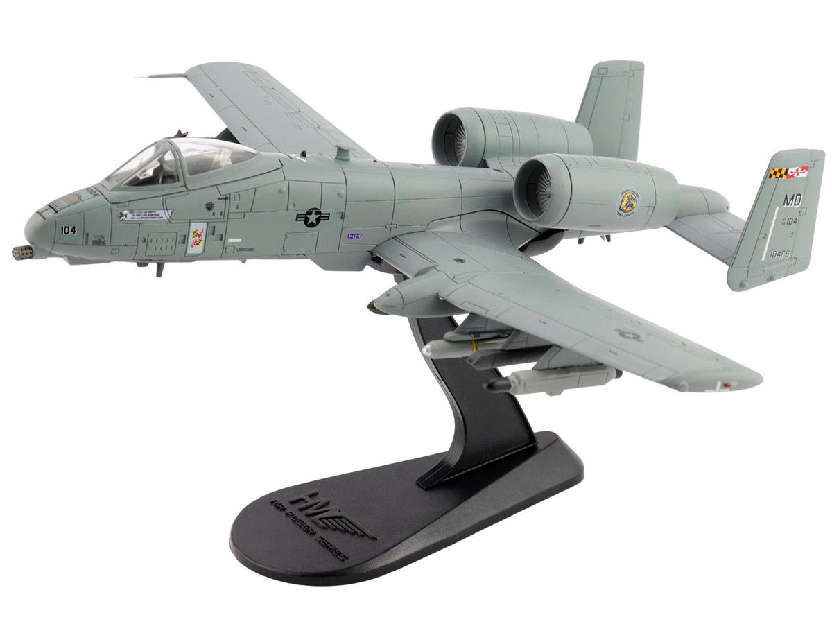 Fairchild Republic A-10C Thunderbolt II Attack Aircraft "80-0283 Maryland Farewell 104 FS Maryland ANG" (2025) United States Air Force "Air Power Series" 1/72 Diecast Model by Hobby Master Hobby Master