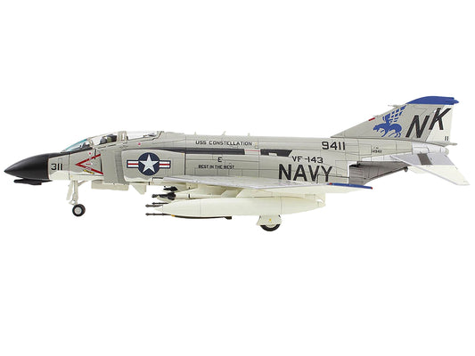 McDonnell Douglas F-4B Phantom II Fighter-Bomber Aircraft "VF-143 Pukin Dogs USS Constellation" (1967) United States Navy "Air Power Series" 1/72 Diecast Model by Hobby Master