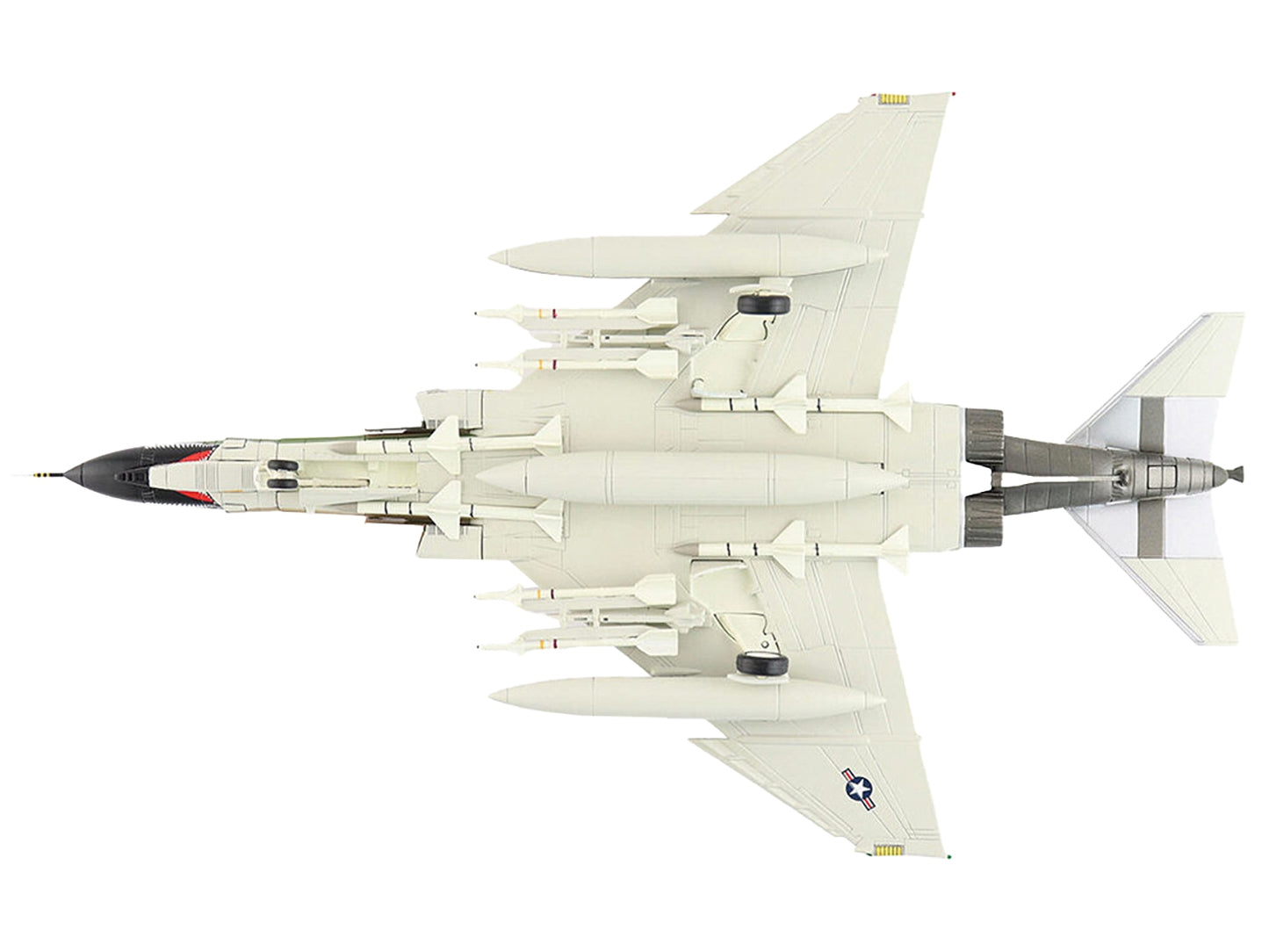 McDonnell Douglas F-4E Phantom II Fighter-Bomber Aircraft "TAM 80 86th TFW/512th TFS Ramstein AB" (1980) United States Air Force "Air Power Series" 1/72 Diecast Model by Hobby Master