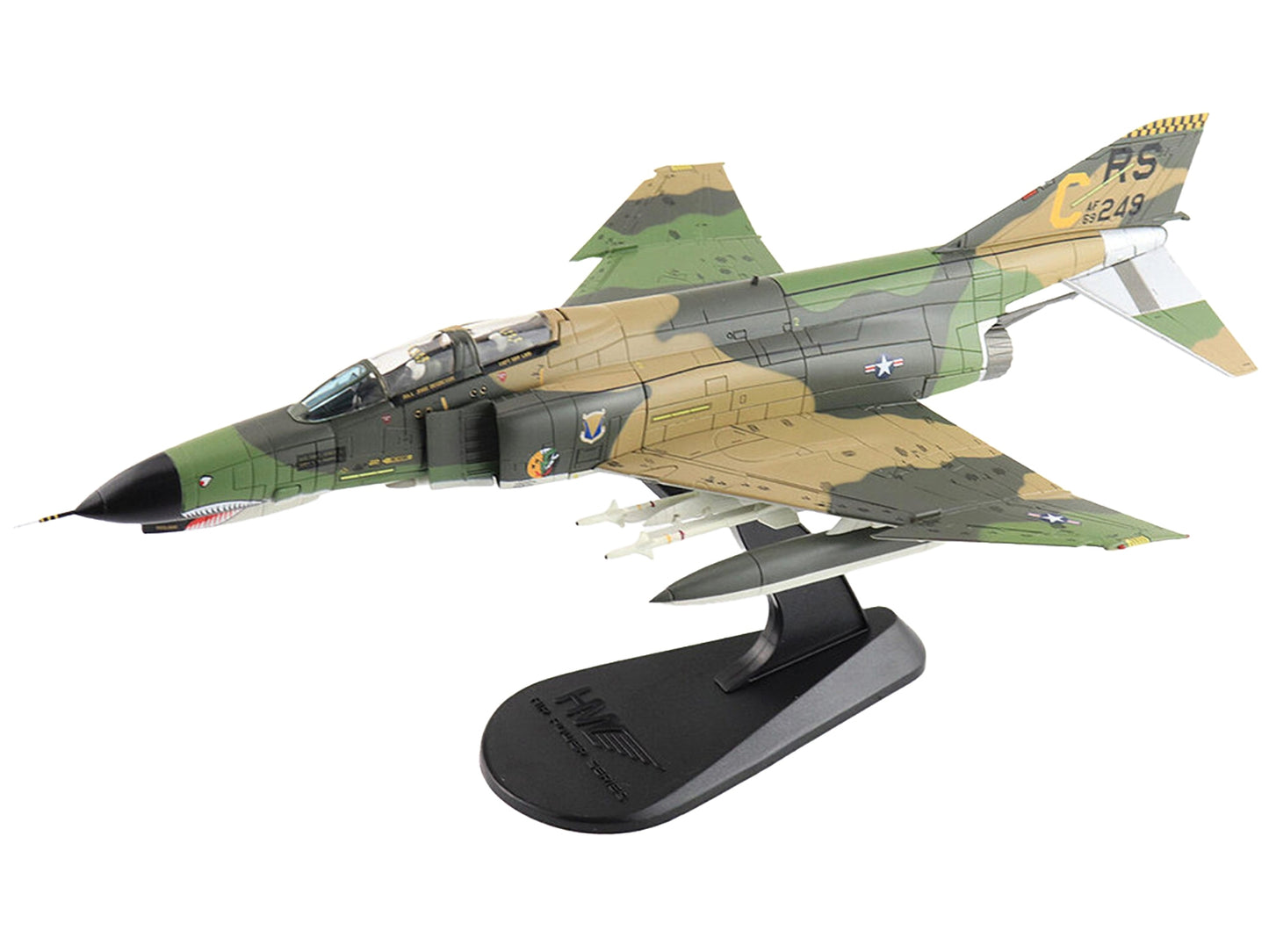 McDonnell Douglas F-4E Phantom II Fighter-Bomber Aircraft "TAM 80 86th TFW/512th TFS Ramstein AB" (1980) United States Air Force "Air Power Series" 1/72 Diecast Model by Hobby Master