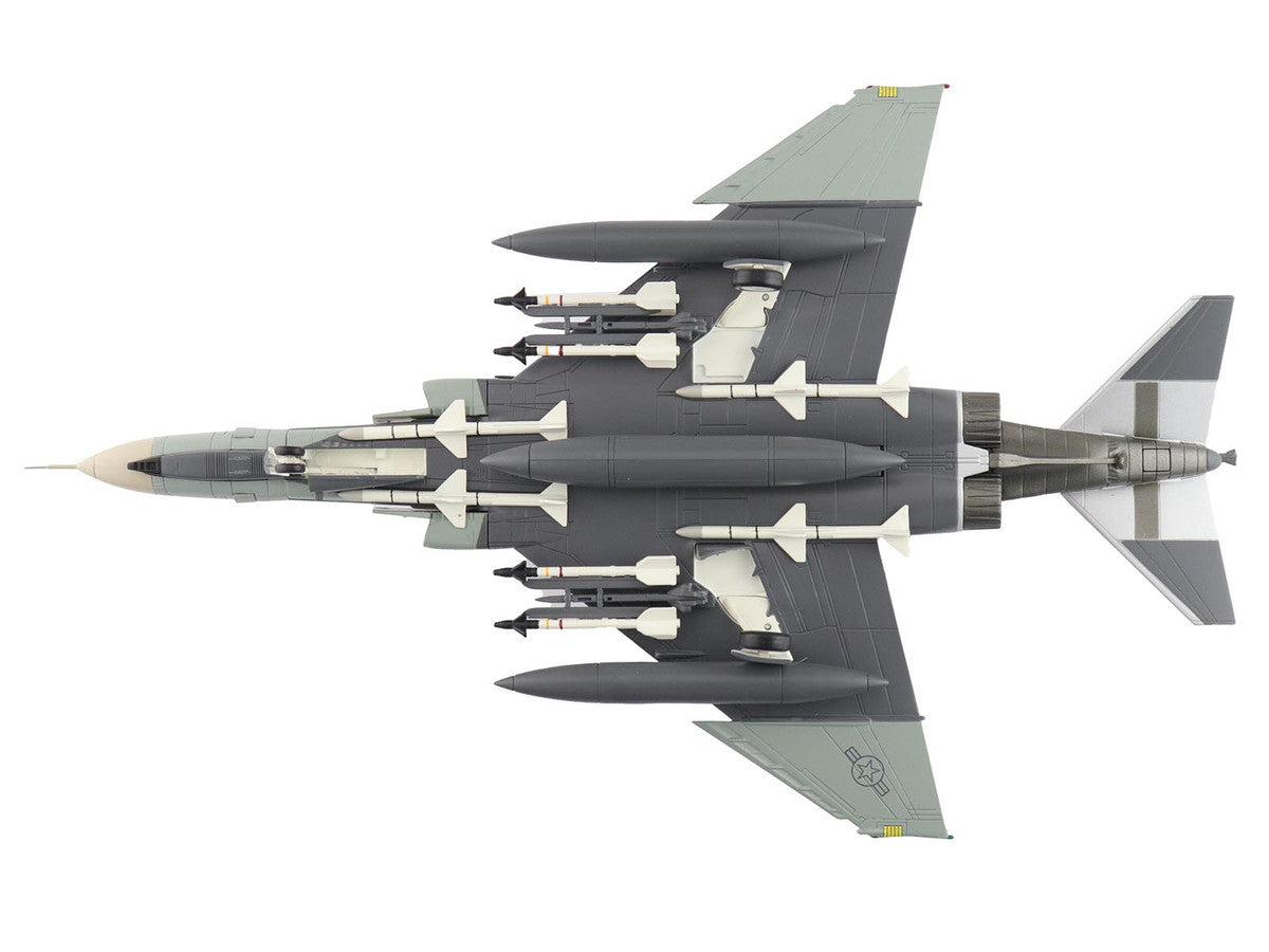 McDonnell Douglas F-4F Phantom II Fighter-Bomber Aircraft "AF72-257 20th Fighter Squadron 49th Fighter Wing Holloman AFB" (2002) United States Air Force "Air Power Series" 1/72 Diecast Model by Hobby Master Hobby Master