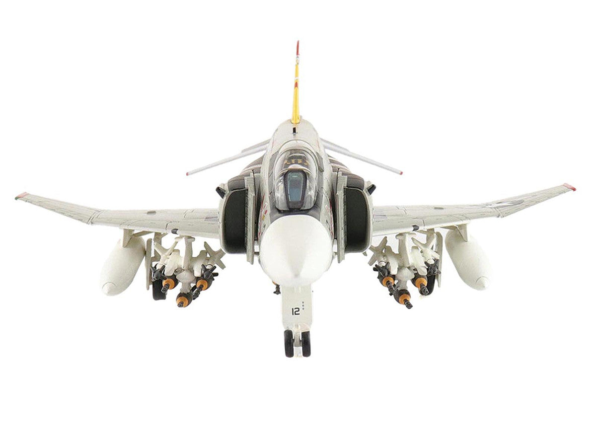 McDonnell Douglas F-4J Phantom II Fighter-Bomber Aircraft "153893 VMFA-312 Checkerboards" (1976) United States Marine Corps "Air Power Series" 1/72 Diecast Model by Hobby Master Hobby Master