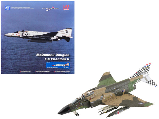 McDonnell Douglas F-4C Phantom II Fighter-Bomber Aircraft "63-7666 William Tell 57th FIS Keflavik Airport Iceland" (1977) United States Air Force "Air Power Series" 1/72 Diecast Model by Hobby Master-0