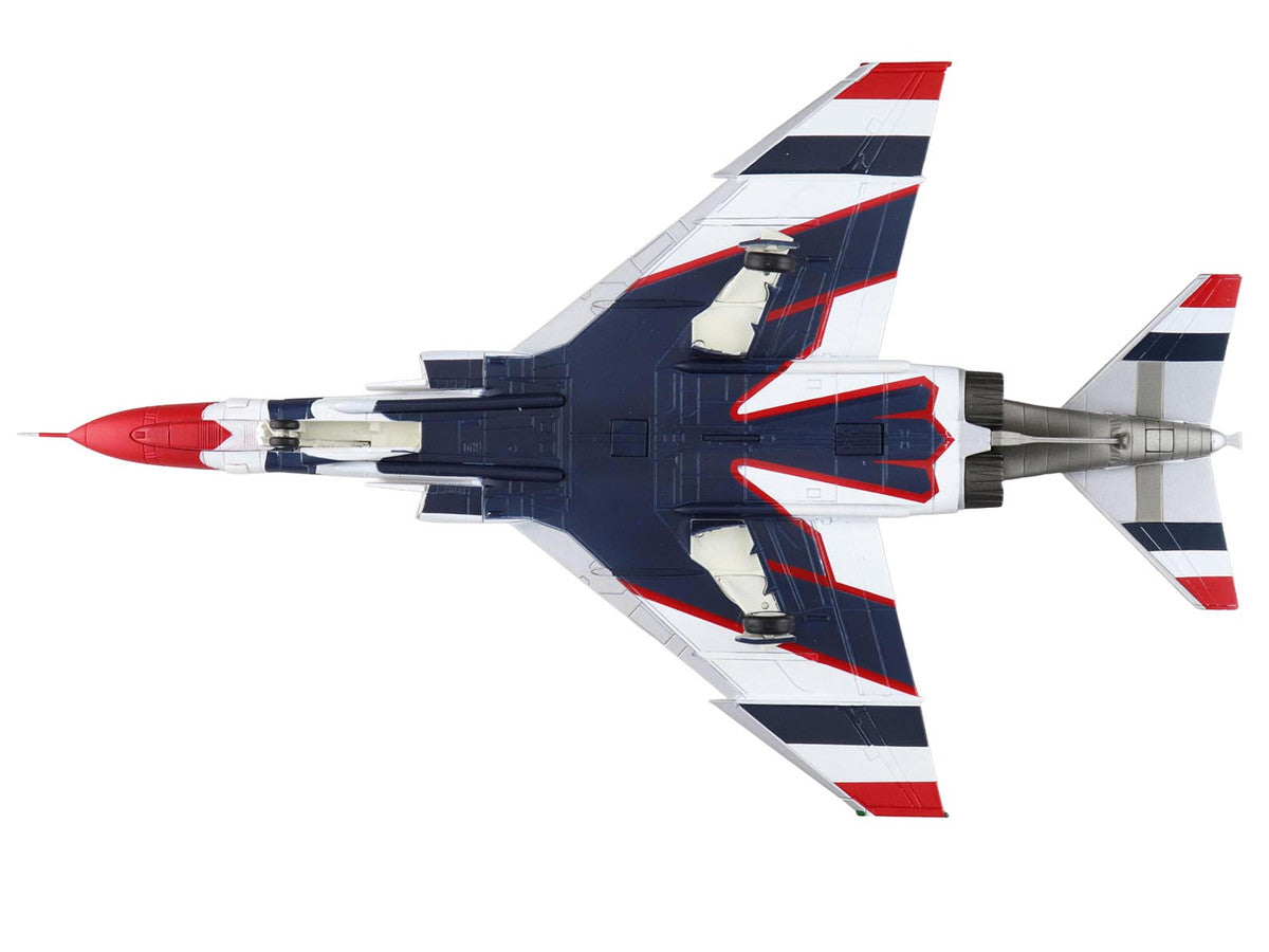 McDonnell Douglas F-4E Phantom II Fighter-Bomber Aircraft "Thunderbirds with Decals for No.1 to 7 planes 1973/74 Season" United States Air Force "Air Power Series" 1/72 Diecast Model by Hobby Master-3