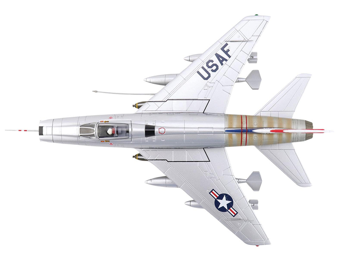 North American F-100 Super Sabre Fighter Aircraft "FW-871 National Military Museum Soesterberg Netherlands" United States Air Force "Air Power Series" 1/72 Diecast Model by Hobby Master Hobby Master