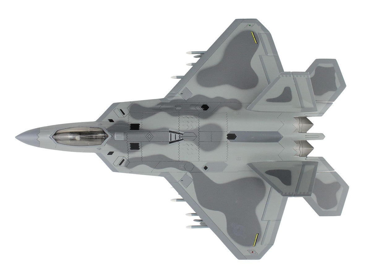 Lockheed F-22 Raptor Stealth Aircraft "01-4023 Major Joshua 'Cabo' Gunderson 43rd FS 325th FW Tyndall AFB" United States Air Force "Air Power Series" 1/72 Diecast Model by Hobby Master Hobby Master