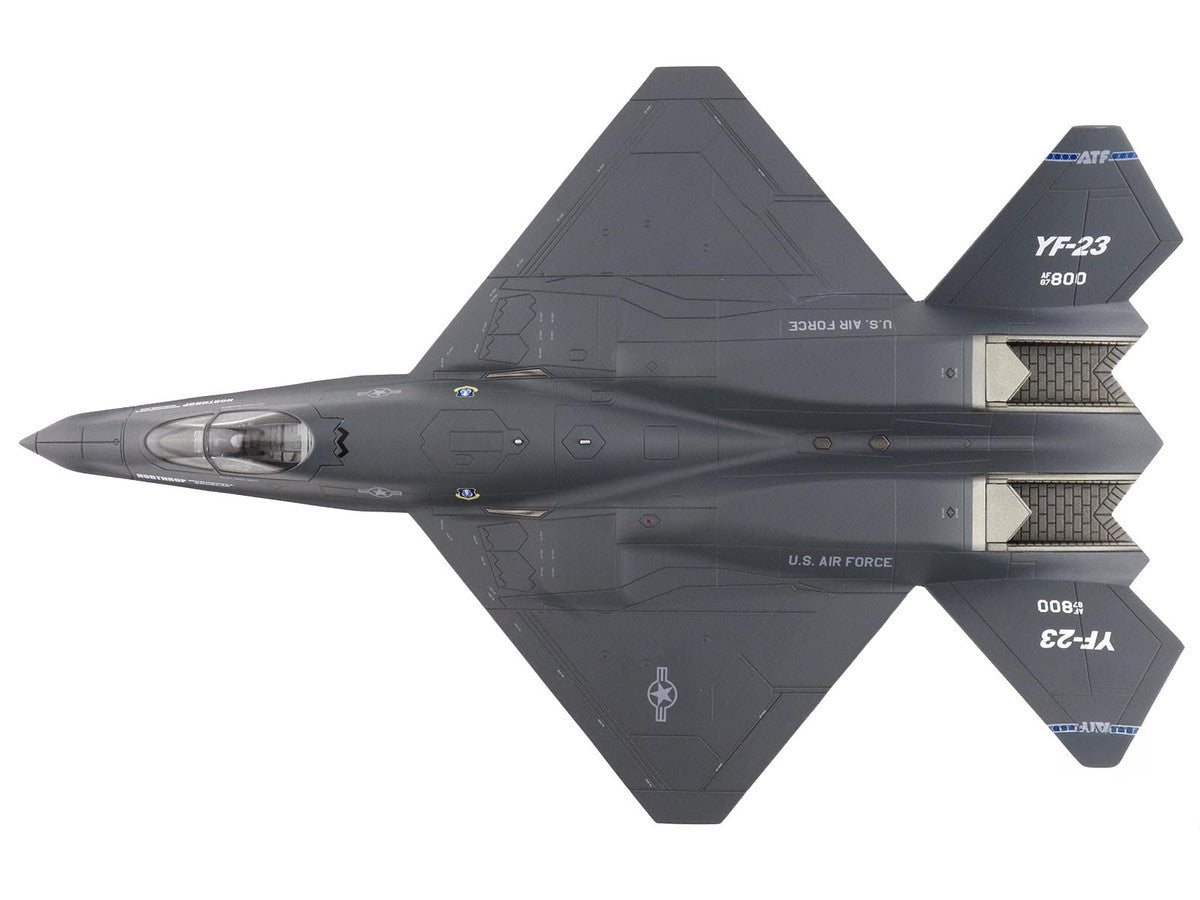 Northrop YF-23 Black Widow II Stealth Fighter Aircraft "#87-0800 PAV-1" (1990) United States Air Force "Air Power Series" 1/72 Diecast Model by Hobby Master-3