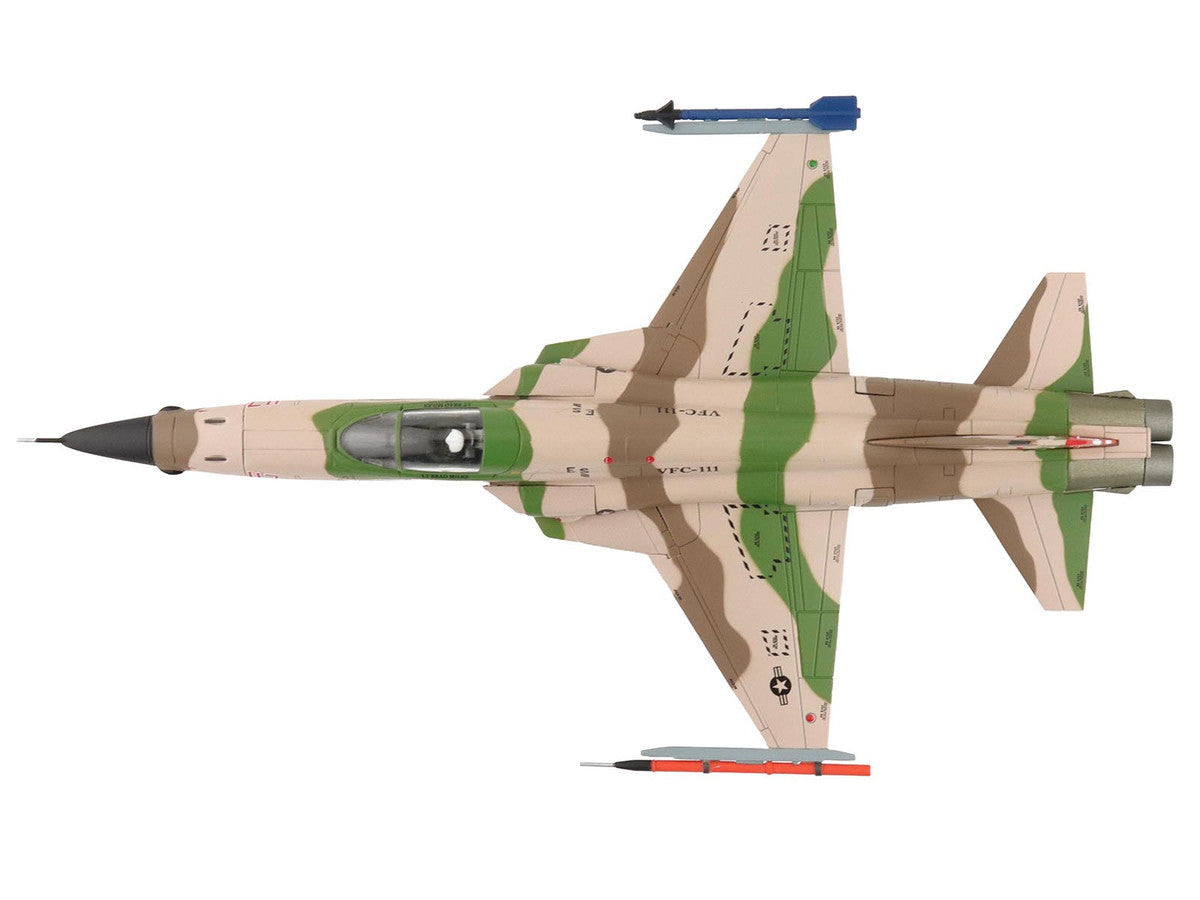 Northrop F-5N Tiger II Aircraft "Red 117 761533 Adversary Fighter VFC-111 Sundowners" United States Navy "Air Power Series" 1/72 Diecast Model by Hobby Master-3