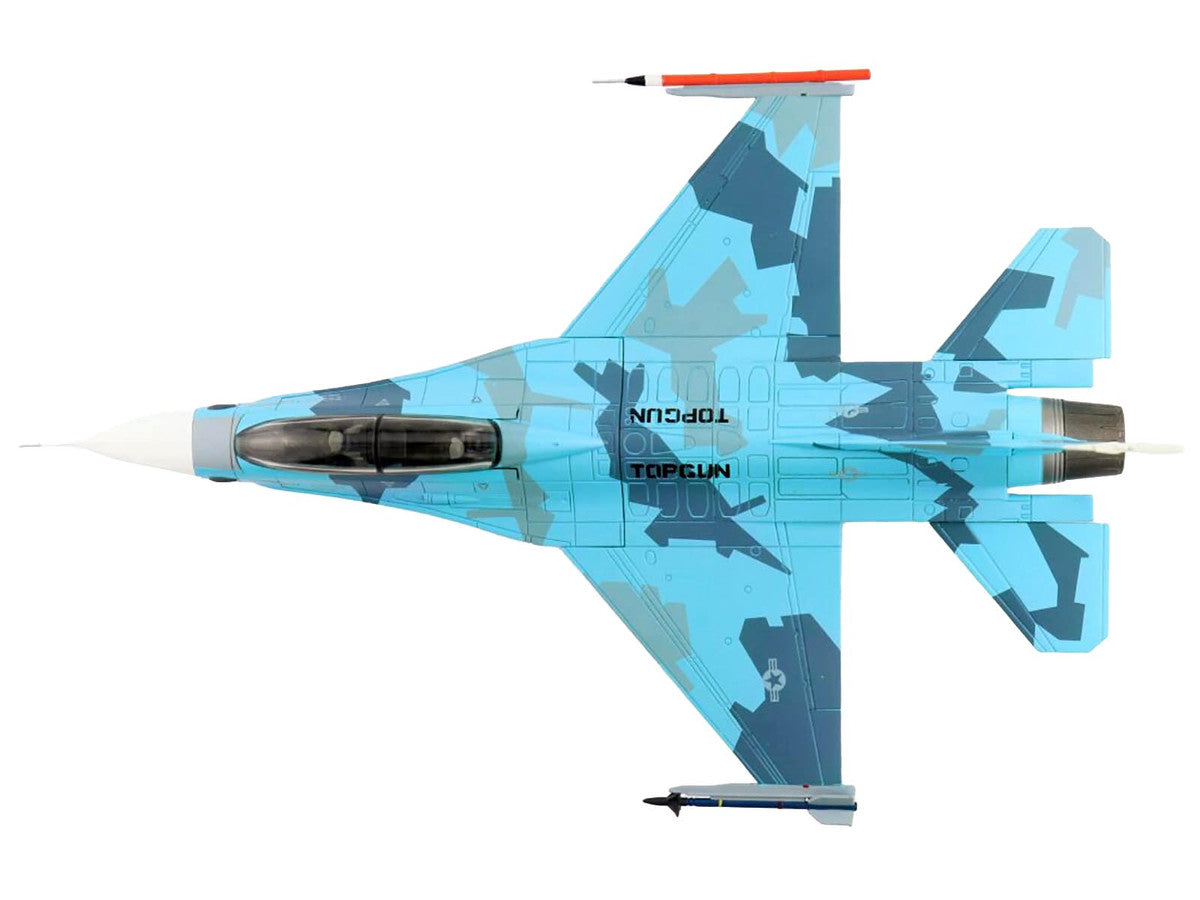 Lockheed F-16B Fighting Falcon Fighter Aircraft "Top Gun 90th Anniversary of Naval Aviation NSAWC" United States Navy "Air Power Series" 1/72 Diecast Model by Hobby Master-2