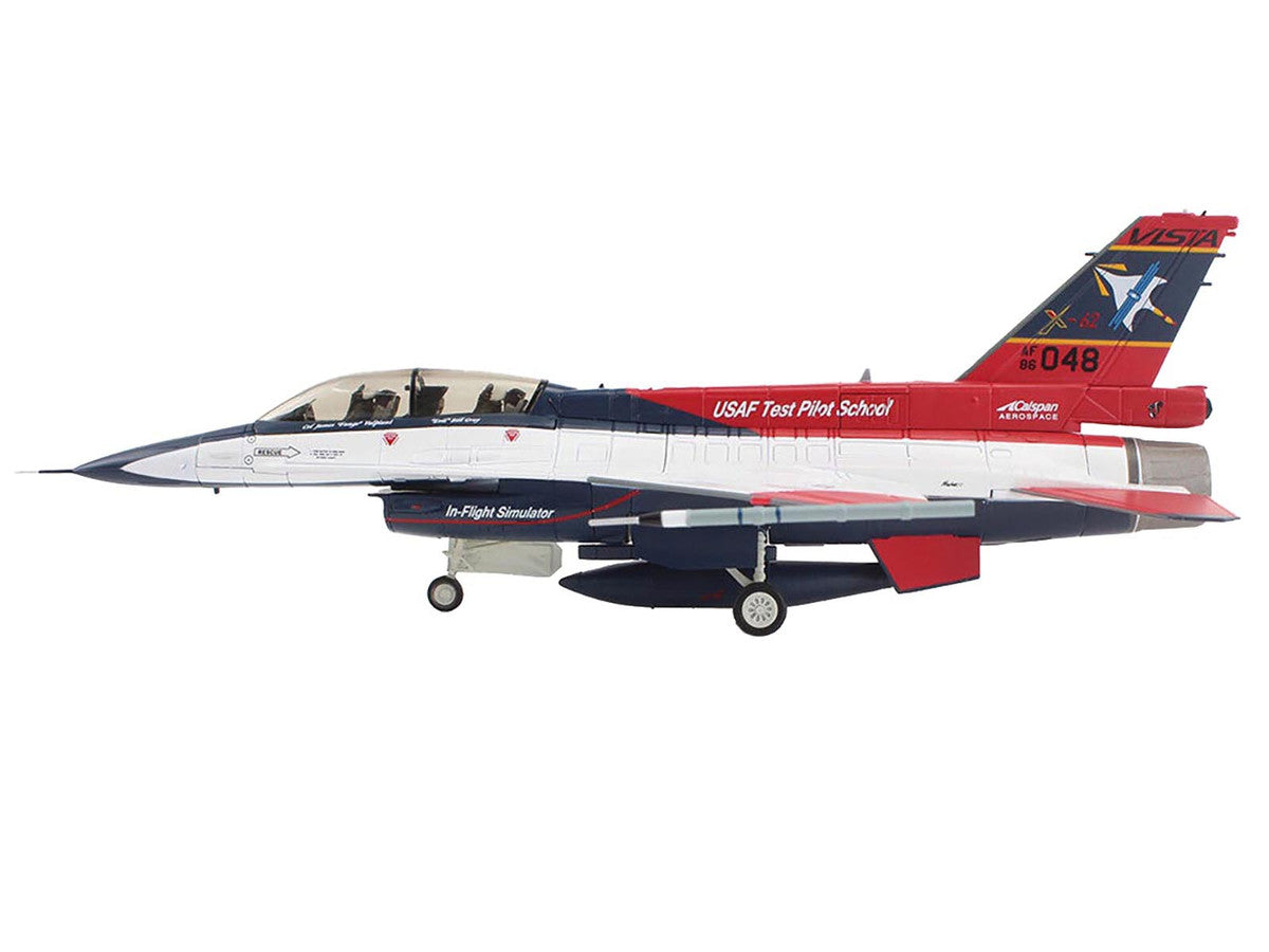 General Dynamics X-62A VISTA Aircraft "86-0048 USAF Test Pilot School Edwards Air Force Base" (2024) United States Air Force "Air Power Series" 1/72 Diecast Model by Hobby Master Hobby Master