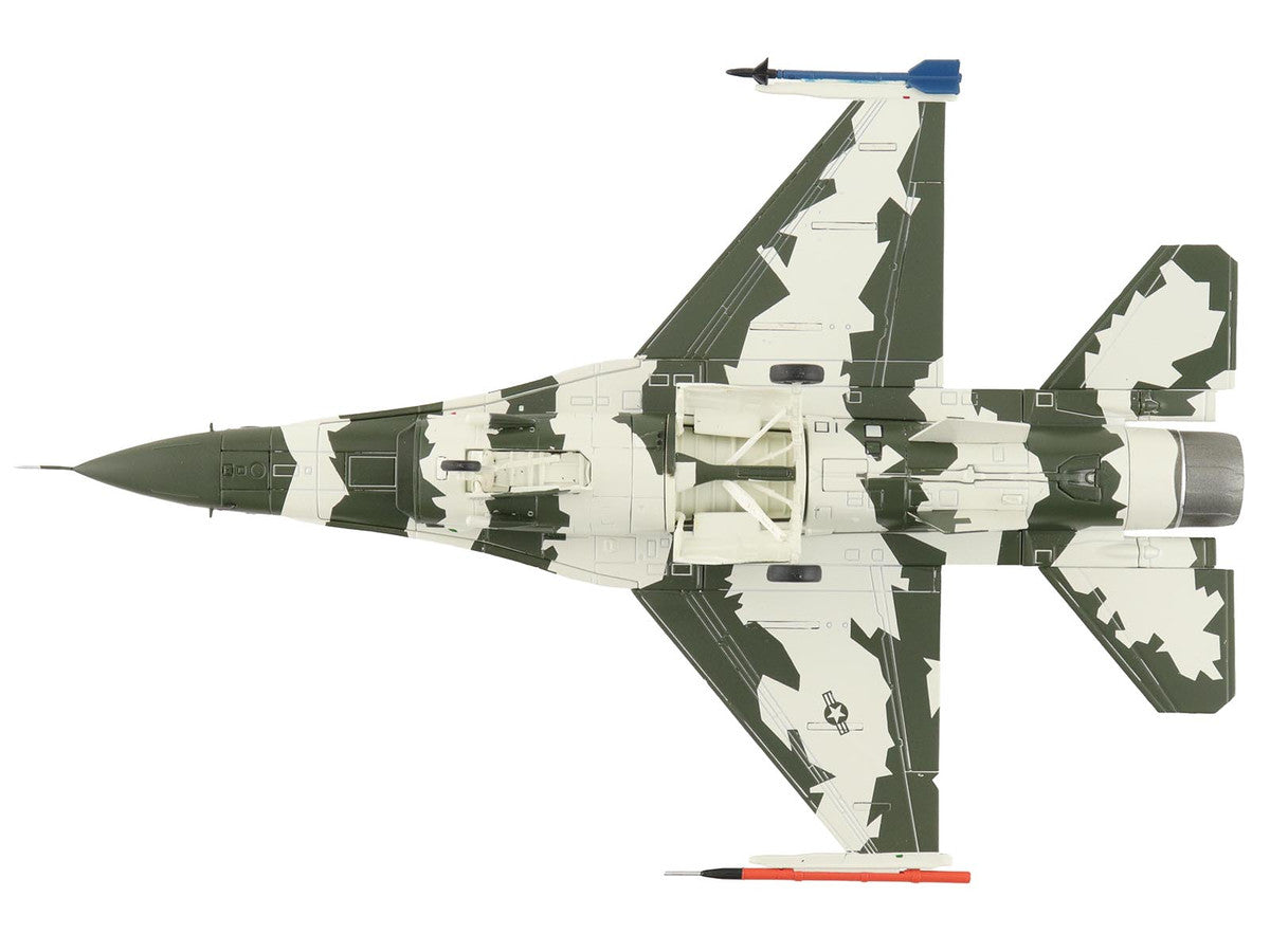 General Dynamics F-16N Fighting Falcon Fighter Aircraft "163269 U.S. Navy Fighter Weapons School" (1990s) United States Marine Corps "Air Power Series" 1/72 Diecast Model by Hobby Master Hobby Master
