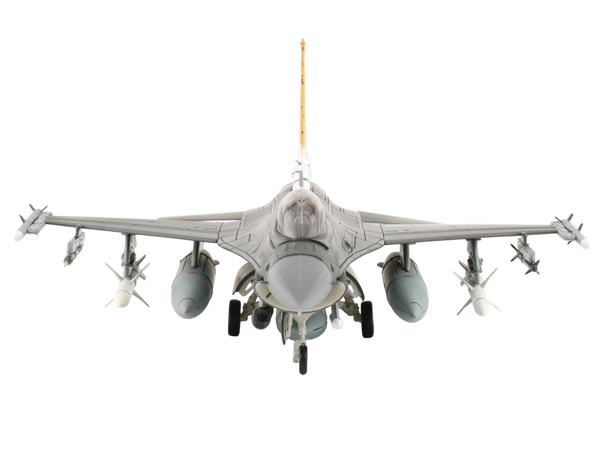 Lockheed F-16CM Fighting Falcon Fighter Aircraft "91-0379 Tiger Tiger 1 79th Fighter Squadron Shaw Air Force Base" (2023) United States Air Force "Air Power Series" 1/72 Diecast Model by Hobby Master-1