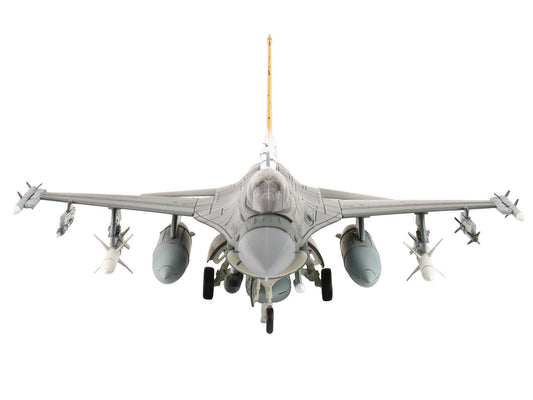 Lockheed F-16CM Fighting Falcon Fighter Aircraft "91-0379 Tiger Tiger 1 79th Fighter Squadron Shaw Air Force Base" (2023) United States Air Force "Air Power Series" 1/72 Diecast Model by Hobby Master-1
