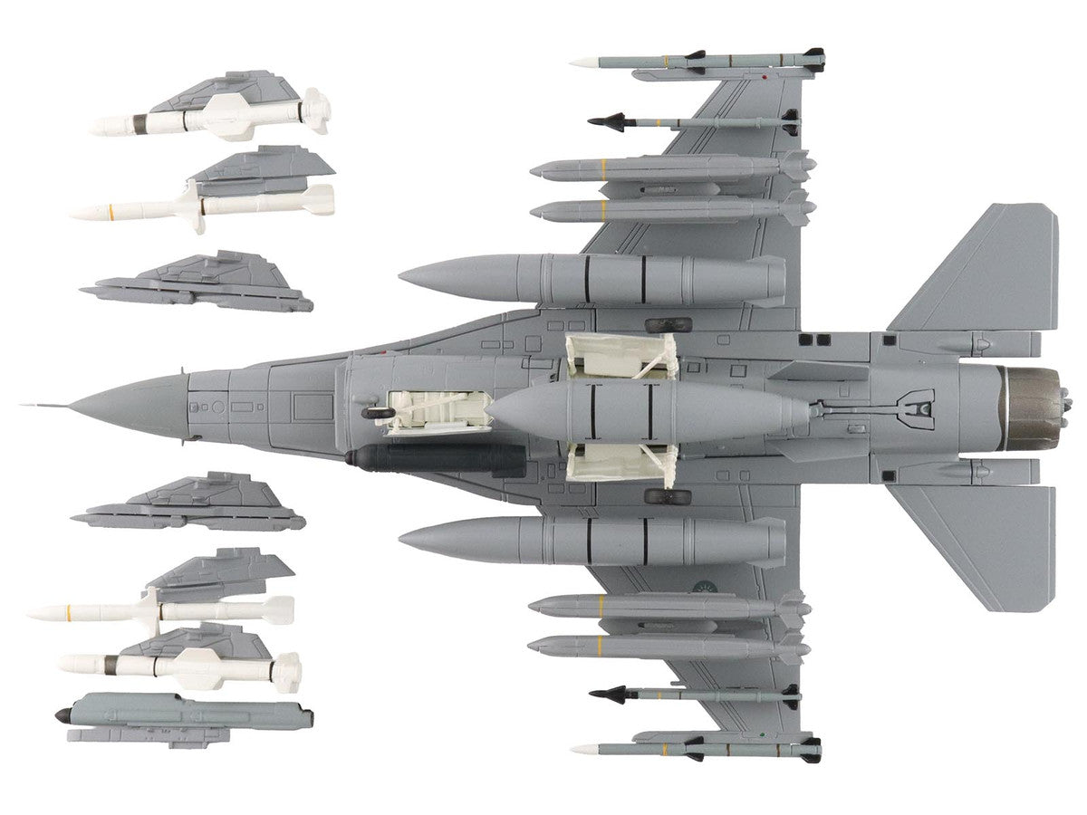 Lockheed F-16D Fighting Falcon Fighter Aircraft "6831 Block 70" (2025) Republic of China Air Force "Air Power Series" 1/72 Diecast Model by Hobby Master-1