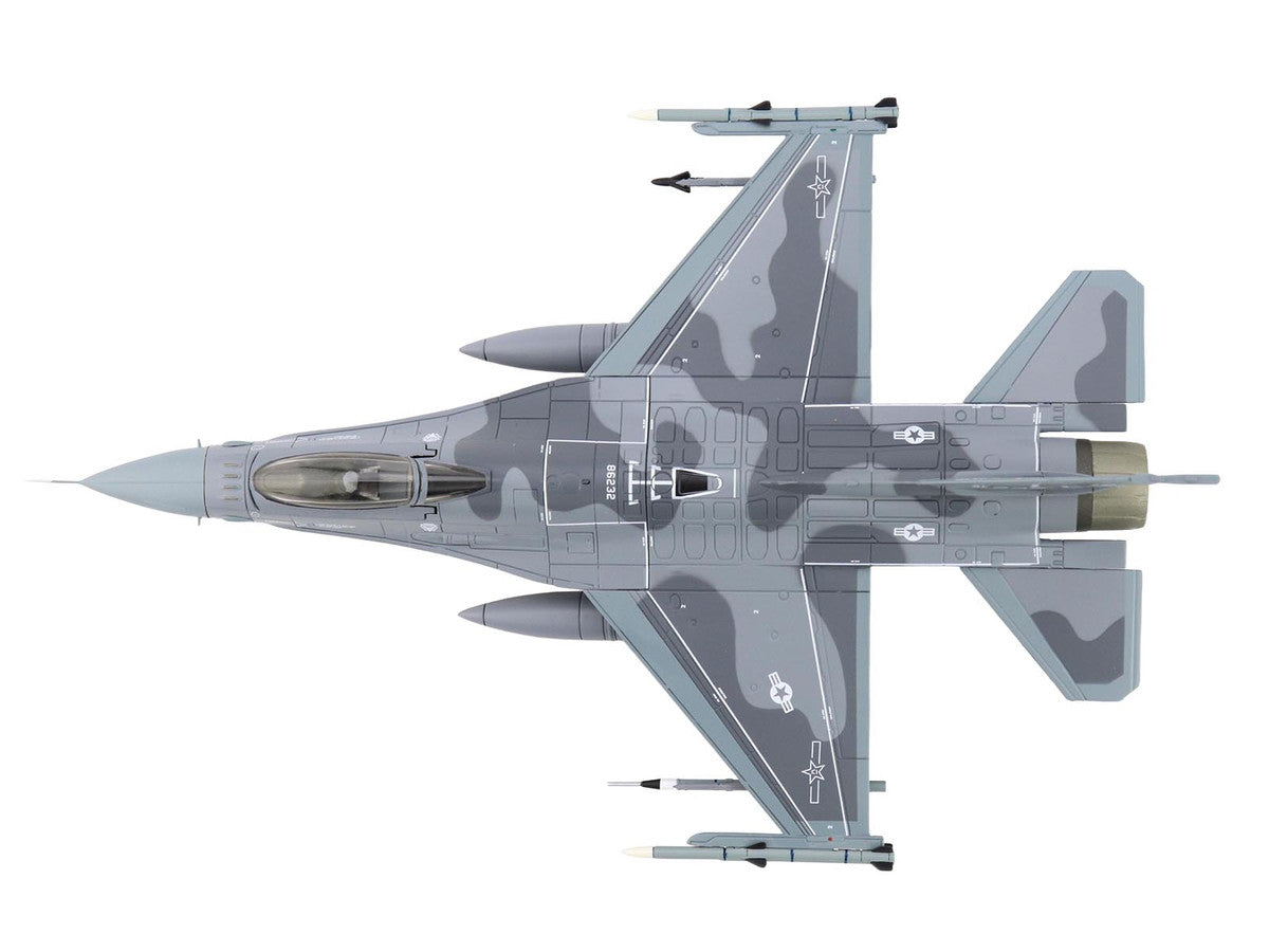 Lockheed F-16C Fighting Falcon Fighter Aircraft "J-20 Aggressor Concept Scheme 706th Aggressor Squadron" United States Air Force "Air Power Series" 1/72 Diecast Model by Hobby Master Hobby Master