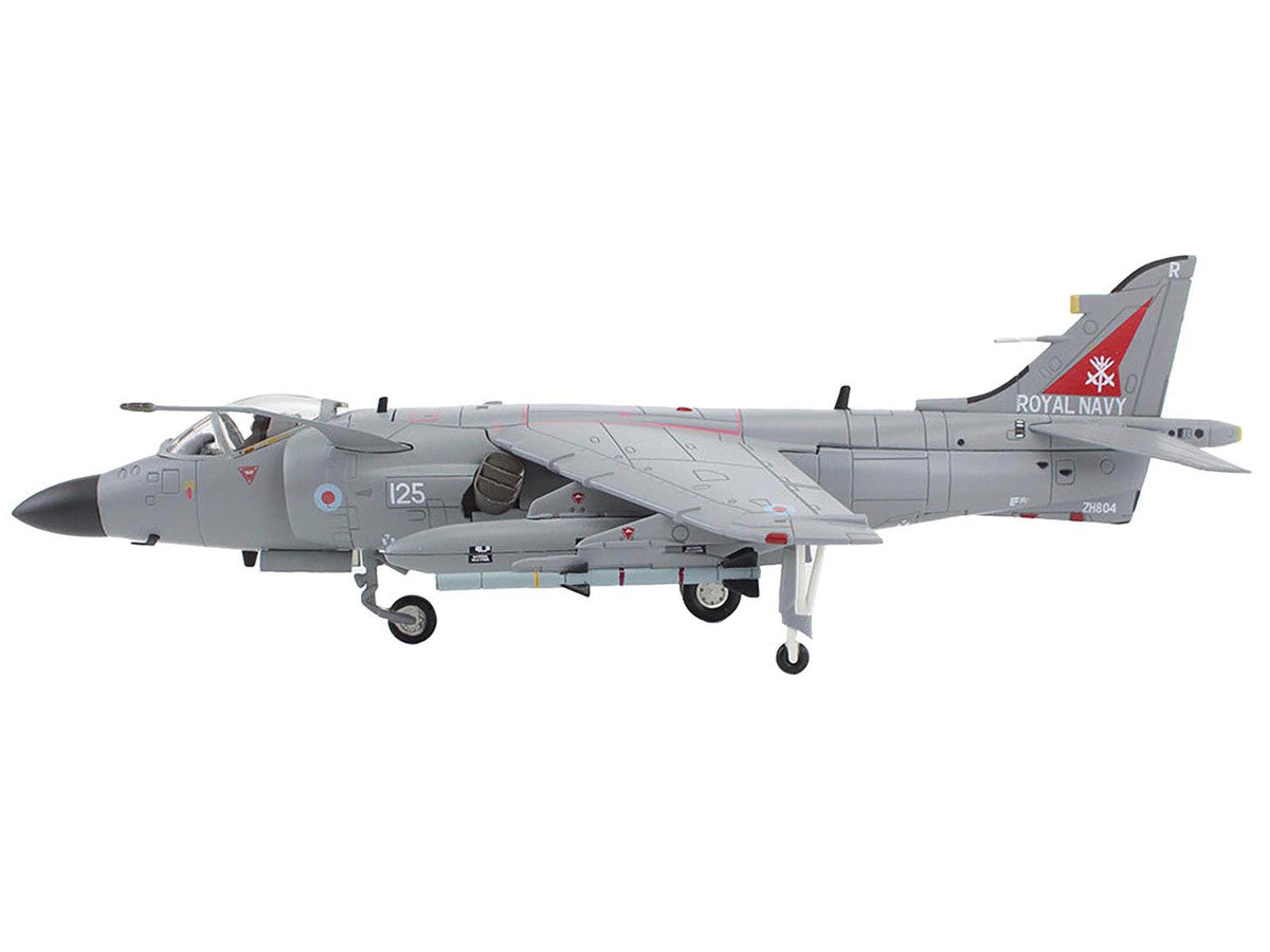 British Aerospace Sea Harrier FA.2 Aircraft with Sea Eagle Missiles "ZH804 Fairford" (2002) British Royal Navy "Air Power Series" 1/72 Diecast Model by Hobby Master Hobby Master