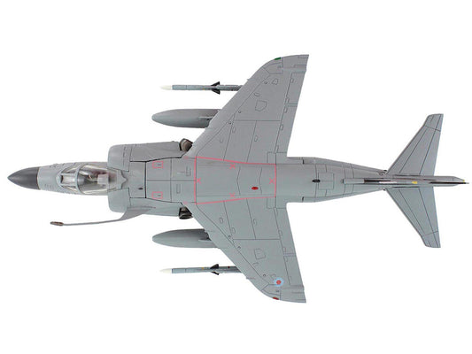 British Aerospace Sea Harrier FA.2 Aircraft with Sea Eagle Missiles "ZH804 Fairford" (2002) British Royal Navy "Air Power Series" 1/72 Diecast Model by Hobby Master Hobby Master