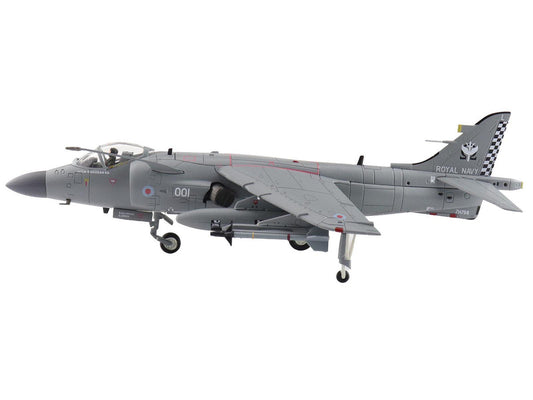 British Aerospace Sea Harrier FA.2 Aircraft with Sea Eagle Missiles "ZH796" (2018) British Royal Navy "Air Power Series" 1/72 Diecast Model by Hobby Master Hobby Master