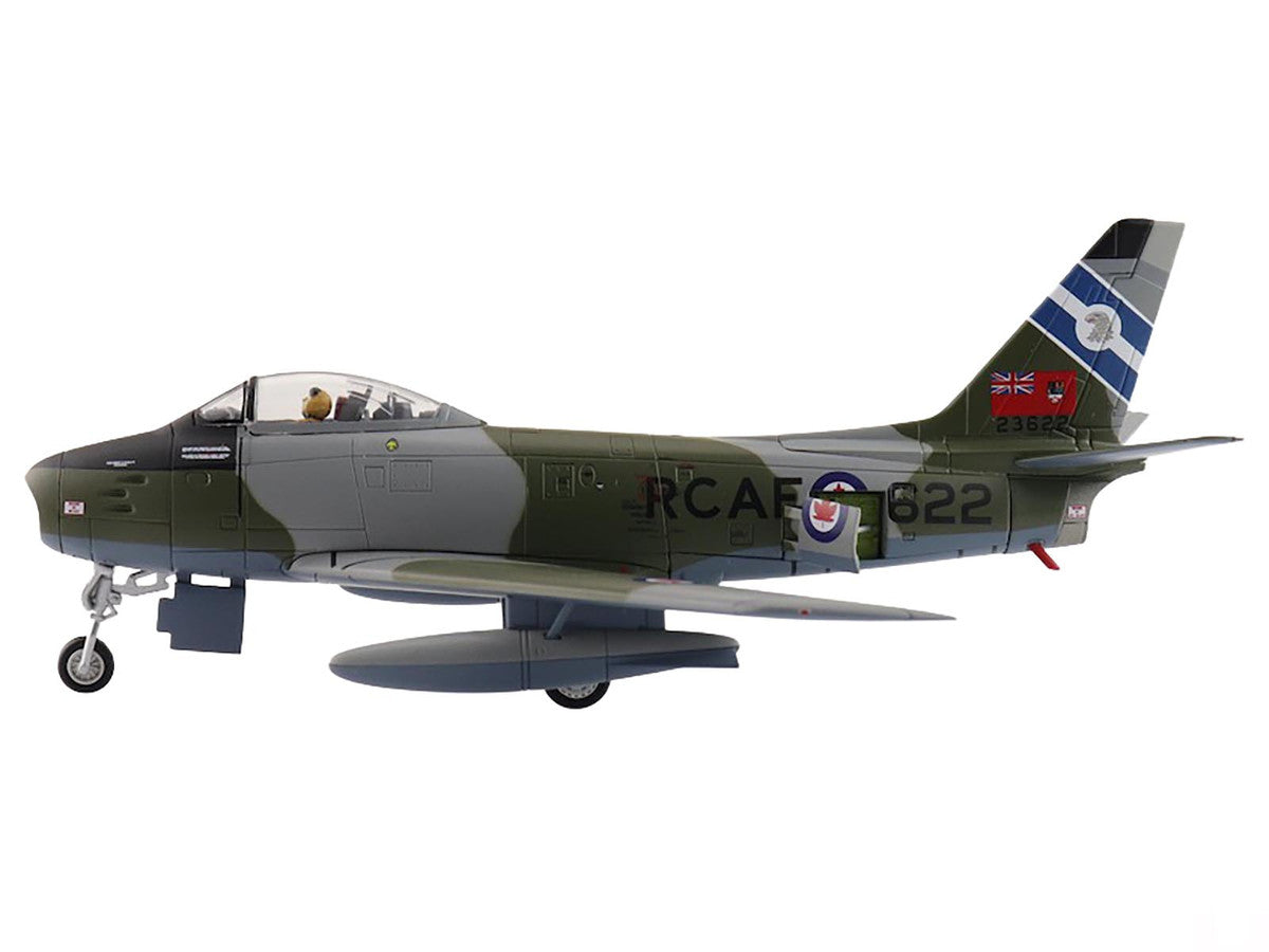 Canadair Sabre Mk.6 Fighter Aircraft "23622 430 Squadron" (1950s) Royal Canadian Air Force "Air Power Series" 1/72 Diecast Model by Hobby Master-2