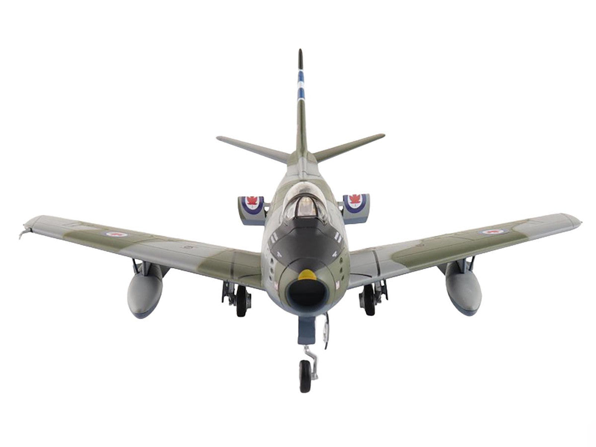 Canadair Sabre Mk.6 Fighter Aircraft "23622 430 Squadron" (1950s) Royal Canadian Air Force "Air Power Series" 1/72 Diecast Model by Hobby Master-0