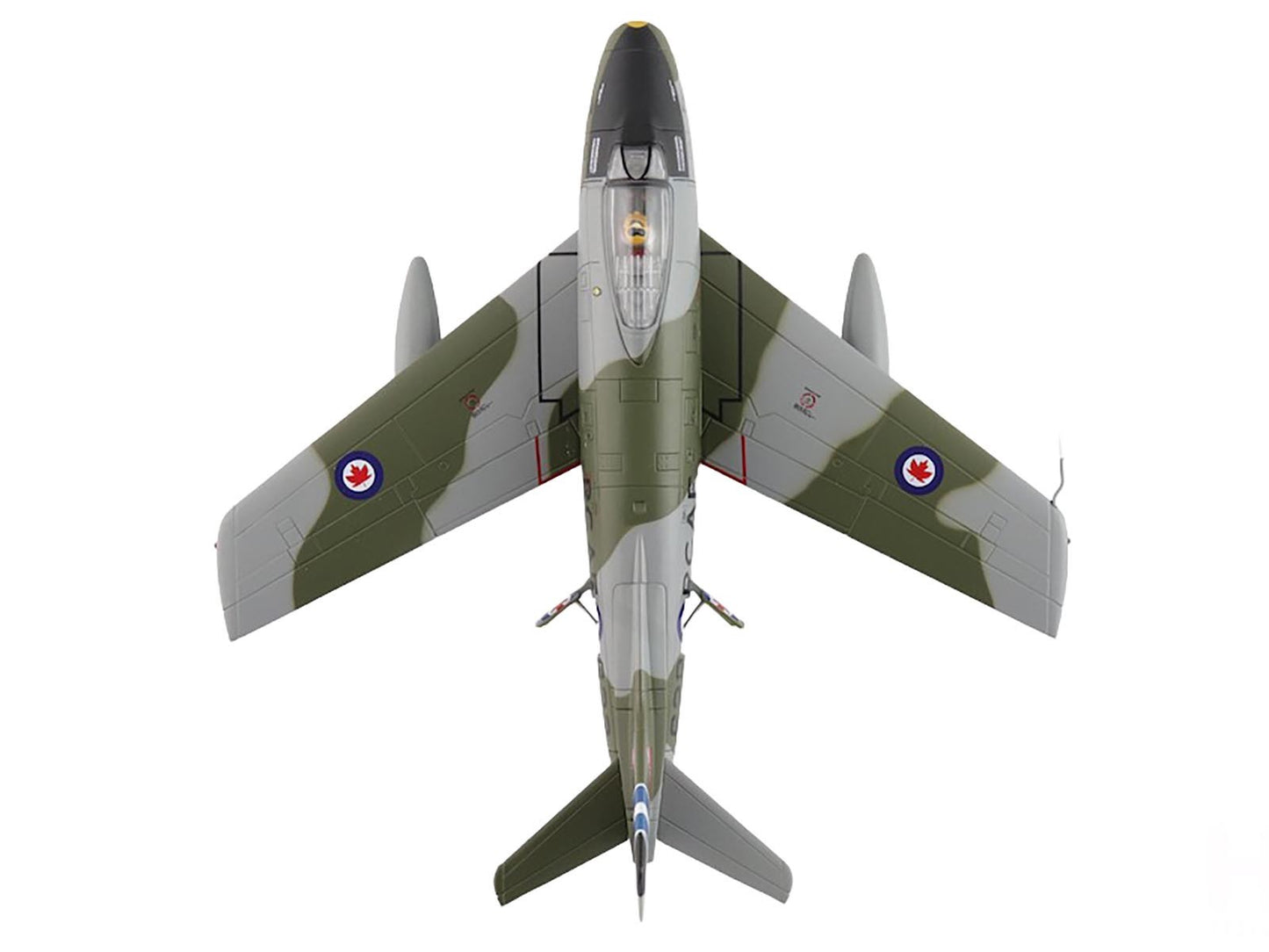 Canadair Sabre Mk.6 Fighter Aircraft "23622 430 Squadron" (1950s) Royal Canadian Air Force "Air Power Series" 1/72 Diecast Model by Hobby Master