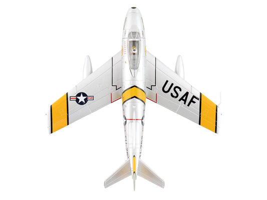 North American F-86E Sabre Fighter Aircraft "51-2752 Colonel George Andrew Davis Jr. 4th FIG 334th FIS" (1952) United States Air Force "Air Power Series" 1/72 Diecast Model by Hobby Master-1