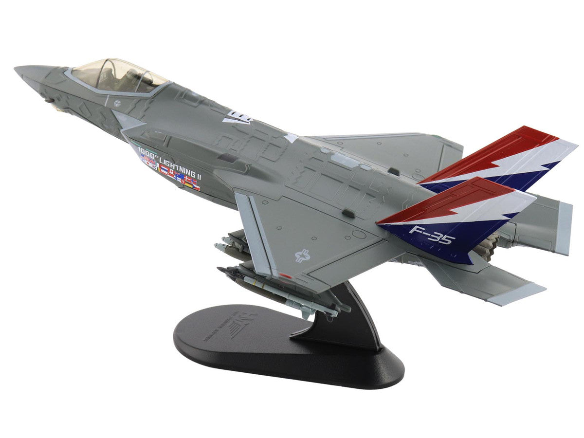 Lockheed Martin F-35A Lightning II Aircraft "22-5696 1000th Lightning II 176th FS Wisconsin ANG" (2004) United States Air Force "Air Power Series" 1/72 Diecast Model by Hobby Master Hobby Master