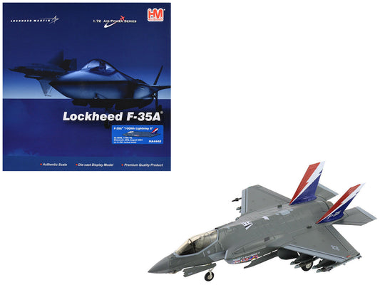 Lockheed Martin F-35A Lightning II Aircraft "22-5696 1000th Lightning II 176th FS Wisconsin ANG" (2004) United States Air Force "Air Power Series" 1/72 Diecast Model by Hobby Master Hobby Master