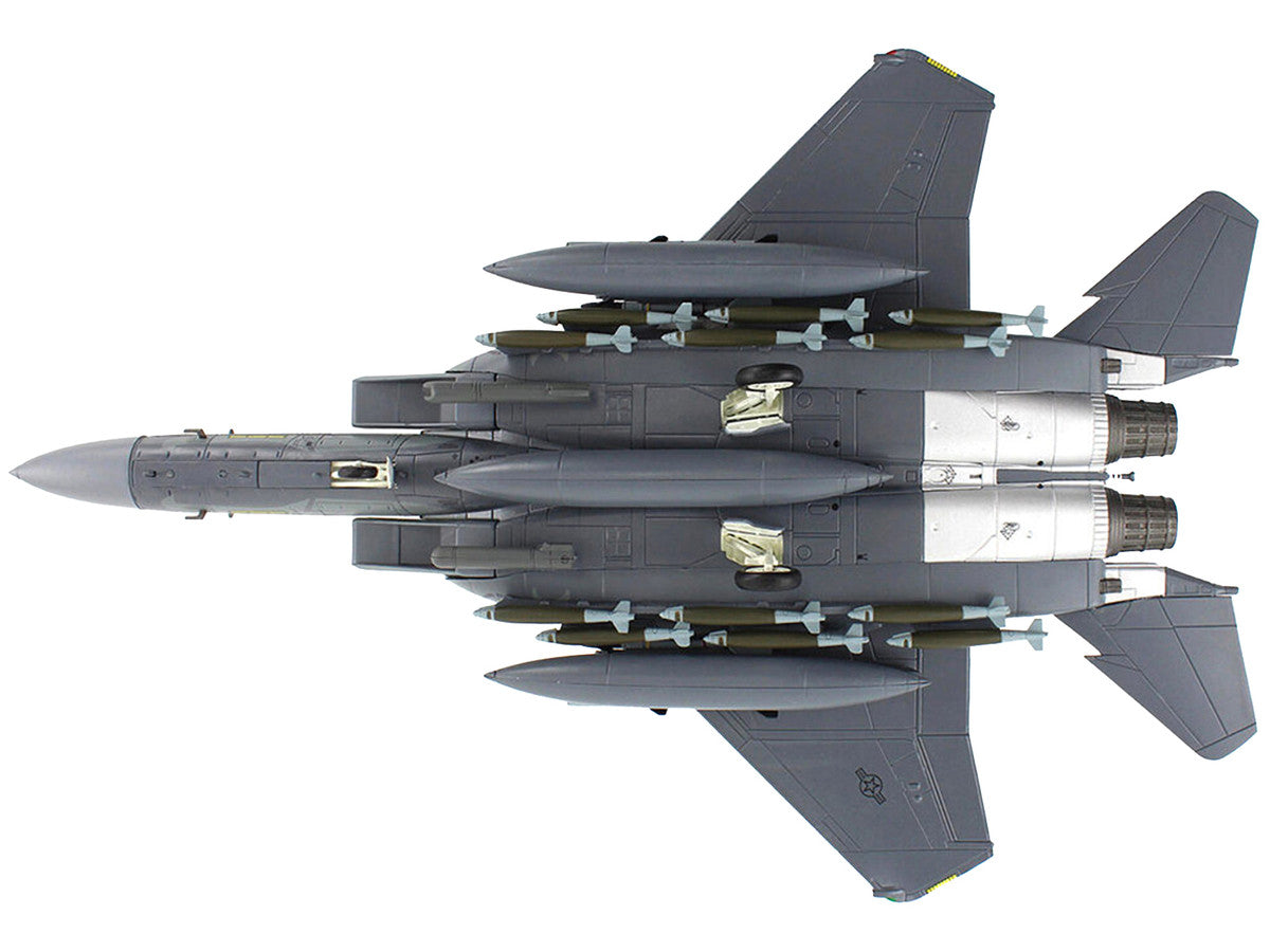 McDonnell Douglas F-15E Strike Eagle Fighter Aircraft "4th FW 75th Anniversary Seymour Johnson AFB" (2018) United States Air Force "Air Power Series" 1/72 Diecast Model by Hobby Master-4