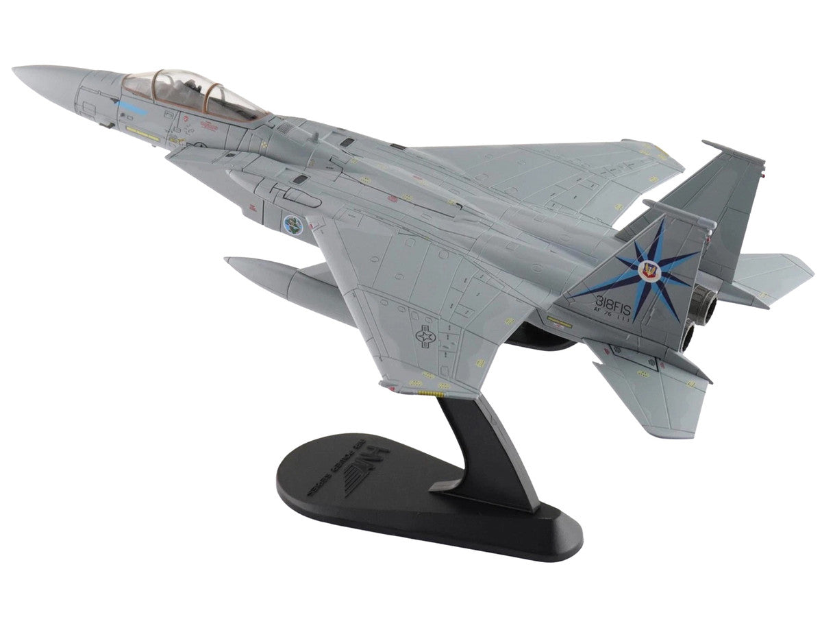 McDonnell Douglas F-15A Eagle Fighter Aircraft "76-0111 318th Fighter Interceptor Squadron" United States Air Force "Air Power Series" 1/72 Diecast Model by Hobby Master Hobby Master