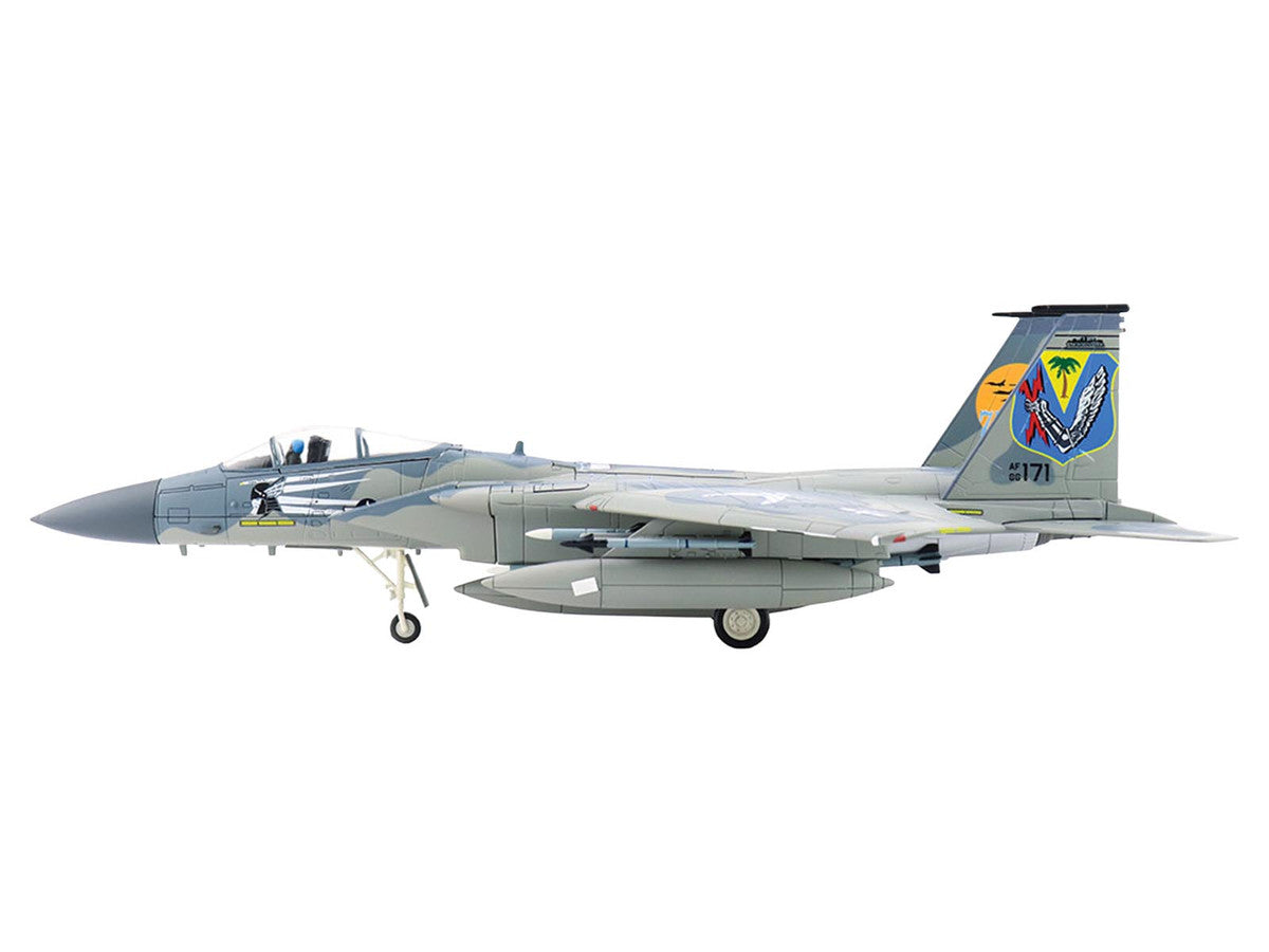 McDonnell Douglas F-15C Eagle Fighter Aircraft "86-0171 Florida ANG 75th Anniversary" (2022) United States Air Force "Air Power Series" 1/72 Diecast Model by Hobby Master Hobby Master