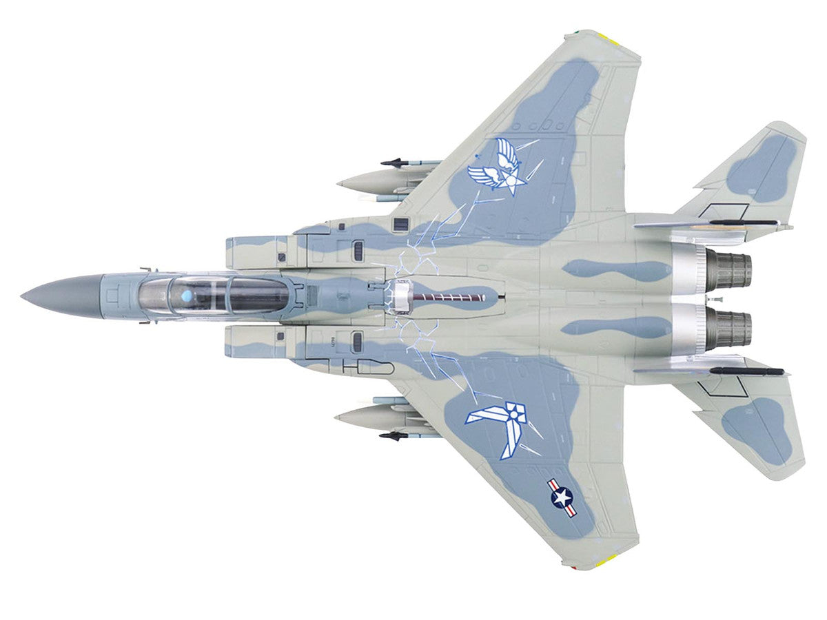 McDonnell Douglas F-15C Eagle Fighter Aircraft "86-0171 Florida ANG 75th Anniversary" (2022) United States Air Force "Air Power Series" 1/72 Diecast Model by Hobby Master Hobby Master