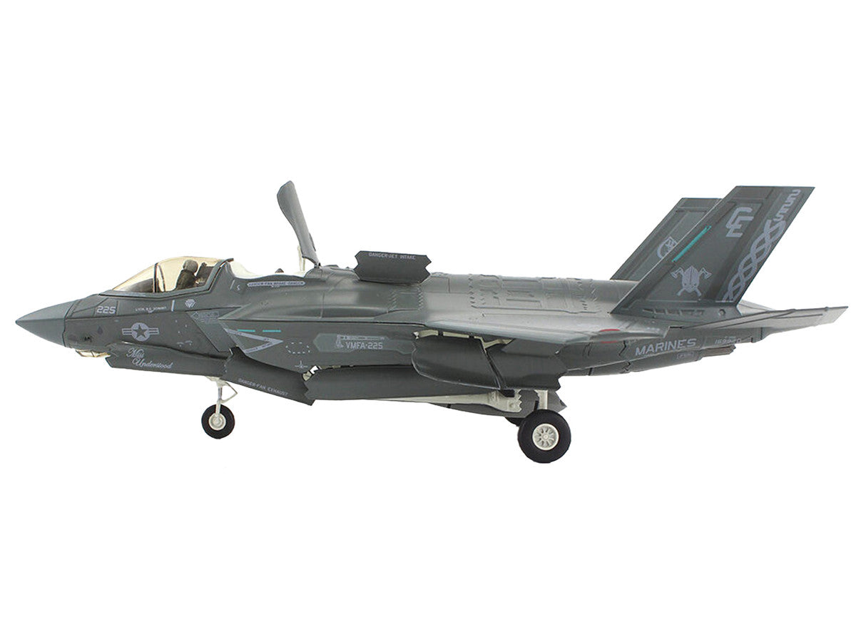 Lockheed Martin F-35B Lightning II Aircraft "VMFA-225 Vikings Yuma Marine Corps Air Station" (2023) United States Marine Corps "Air Power Series" 1/72 Diecast Model by Hobby Master Hobby Master