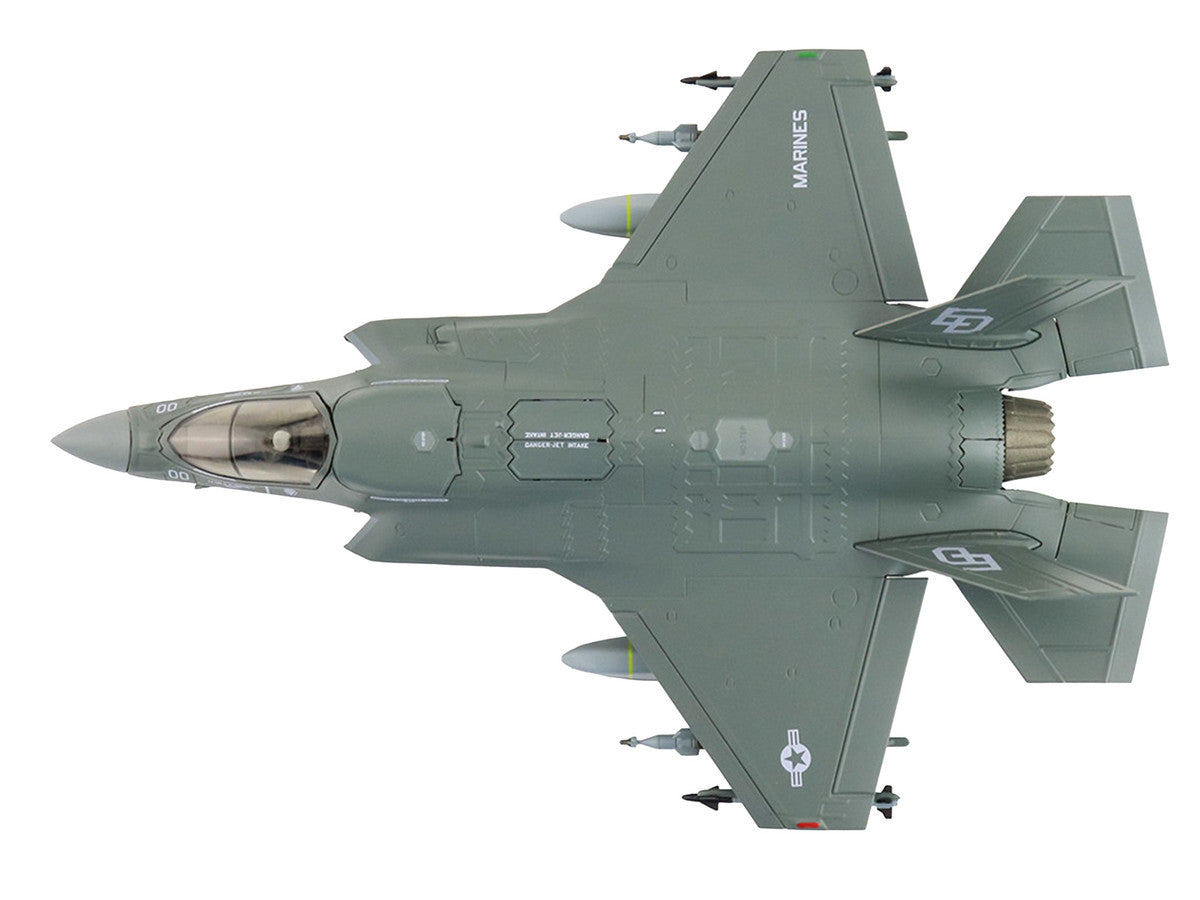Lockheed Martin F-35B Lightning II Aircraft (Beast Mode) "170533 VMFA-533 Hawks" (2025) United States Marine Corps "Air Power Series" 1/72 Diecast Model by Hobby Master-1
