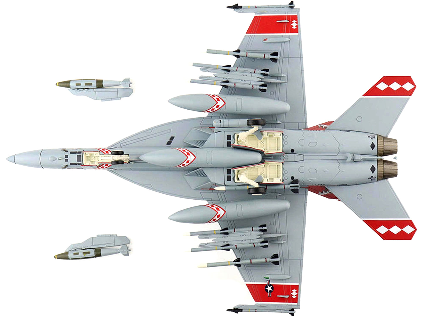 Boeing F/A-18F Super Hornet Fighter Aircraft "VF-102 United States Navy Atsugi Air Base" (2005) "Air Power Series" 1/72 Diecast Model by Hobby Master