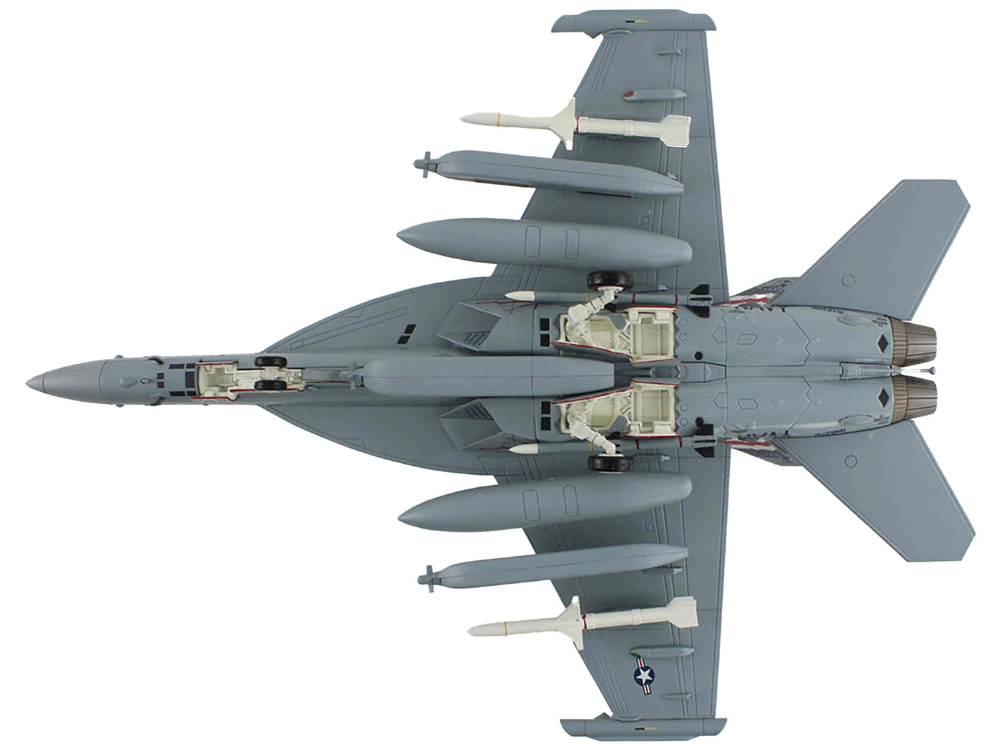 Boeing EA-18G Growler Aircraft "VAQ-140 Patriots USS Harry S. Truman" (2015) United States Navy "Air Power Series" 1/72 Diecast Model by Hobby Master