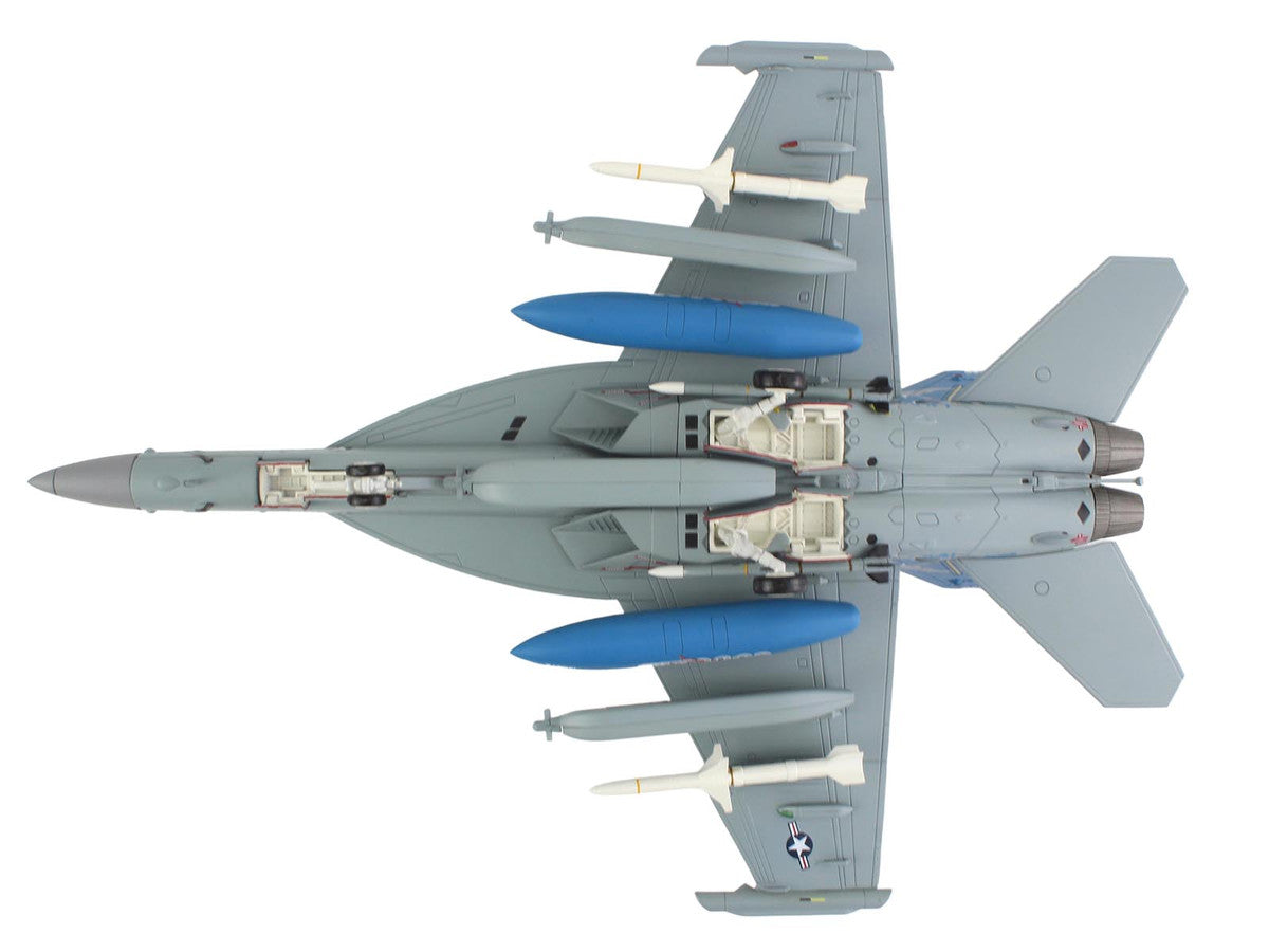 Boeing EA-18G Growler Aircraft "168256 VAQ-139 Cougars" (2025) United States Navy "Air Power Series" 1/72 Diecast Model by Hobby Master-3