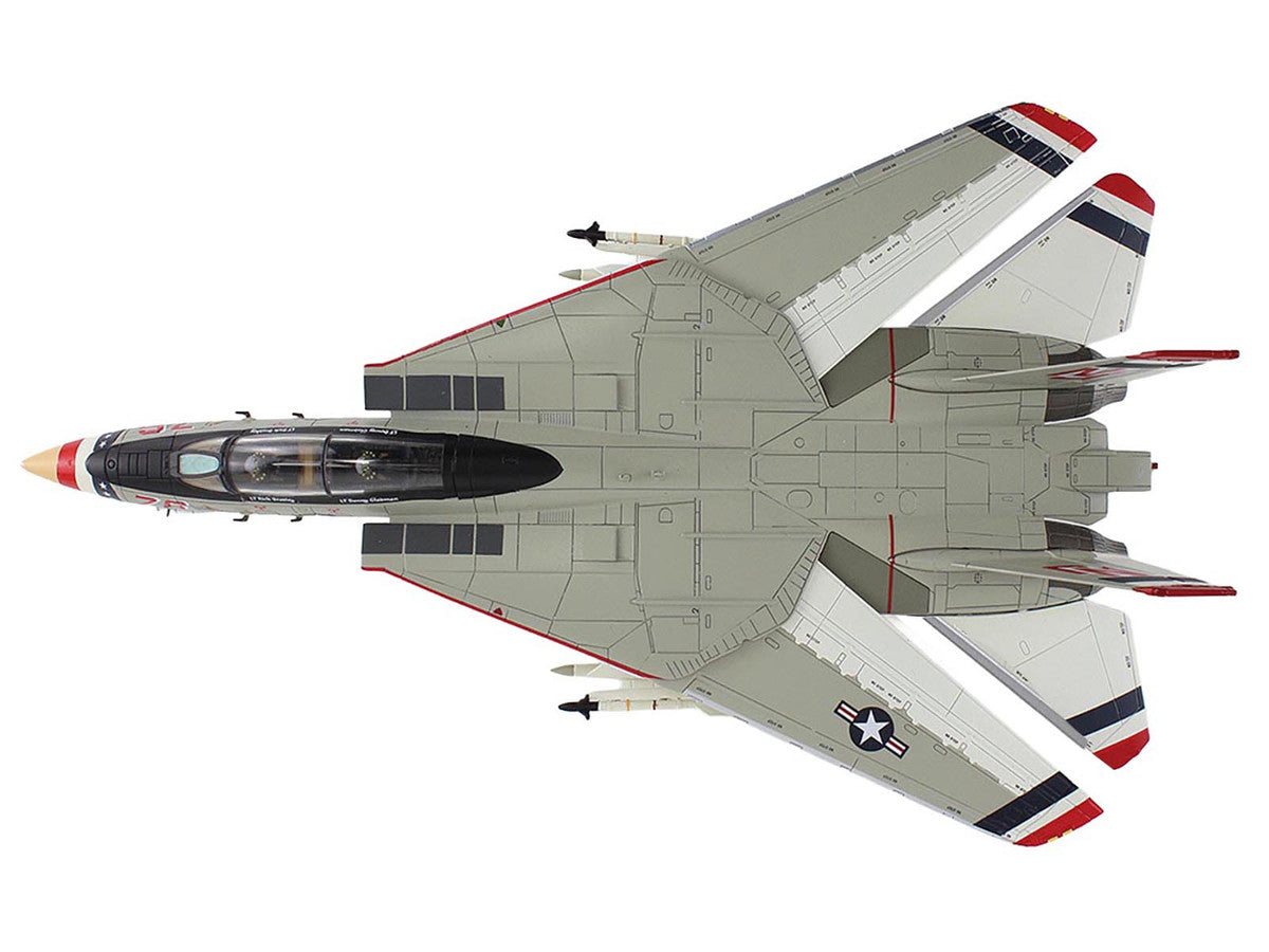 Grumman F-14A Tomcat Fighter Aircraft "Bicentennial Scheme VF-124" (1976) United States Navy "Air Power Series" 1/72 Diecast Model by Hobby Master-3