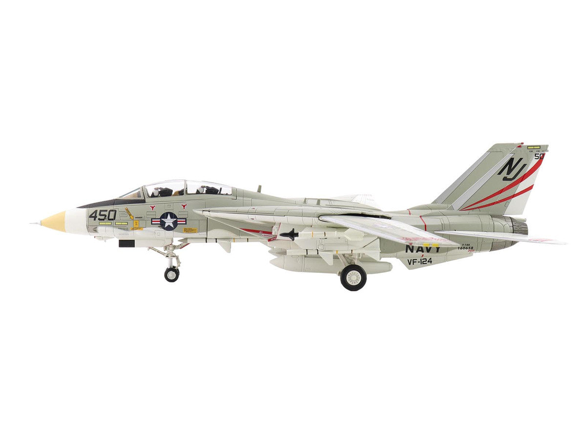 Grumman F-14A Tomcat Fighter Aircraft "VFA-124 Gunfighters" (1978) United States Navy "Air Power Series" 1/72 Diecast Model by Hobby Master Hobby Master