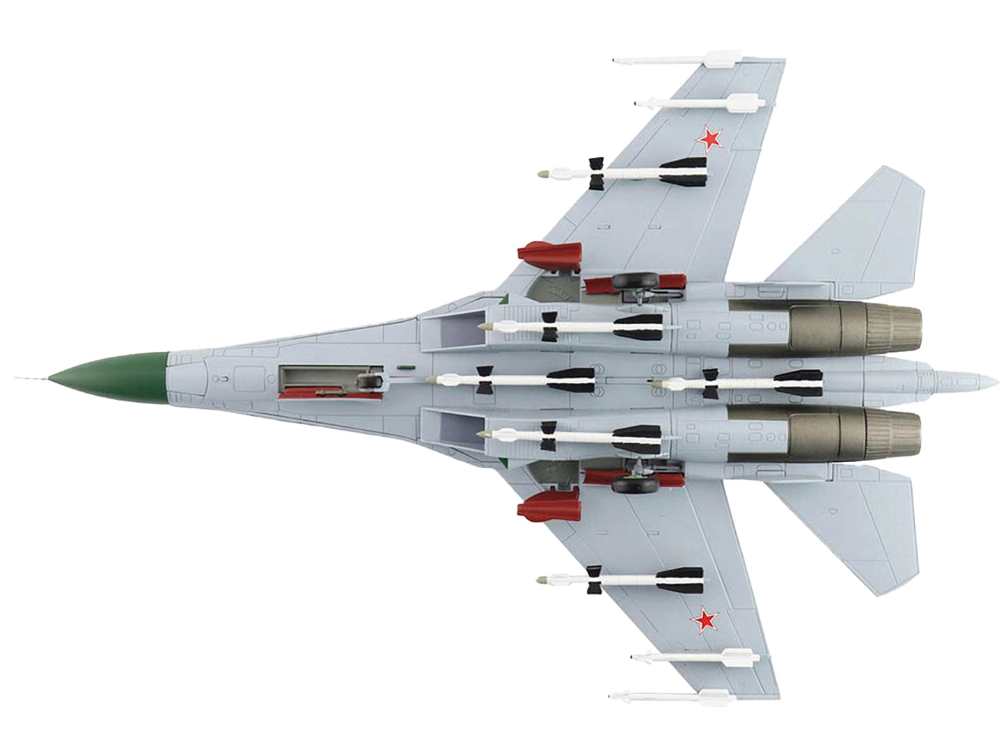 Sukhoi Su-27 Flanker B (Early Type) Fighter Aircraft "#14" (1990) Russian Air Force "Air Power Series" 1/72 Diecast Model by Hobby Master