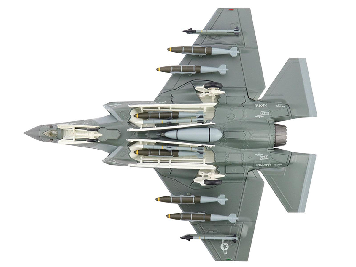 Lockheed F-35C Lightning II Aircraft "169034 VFA-125 Rough Raiders" (2022) United States Navy "Air Power Series" 1/72 Diecast Model by Hobby Master Hobby Master