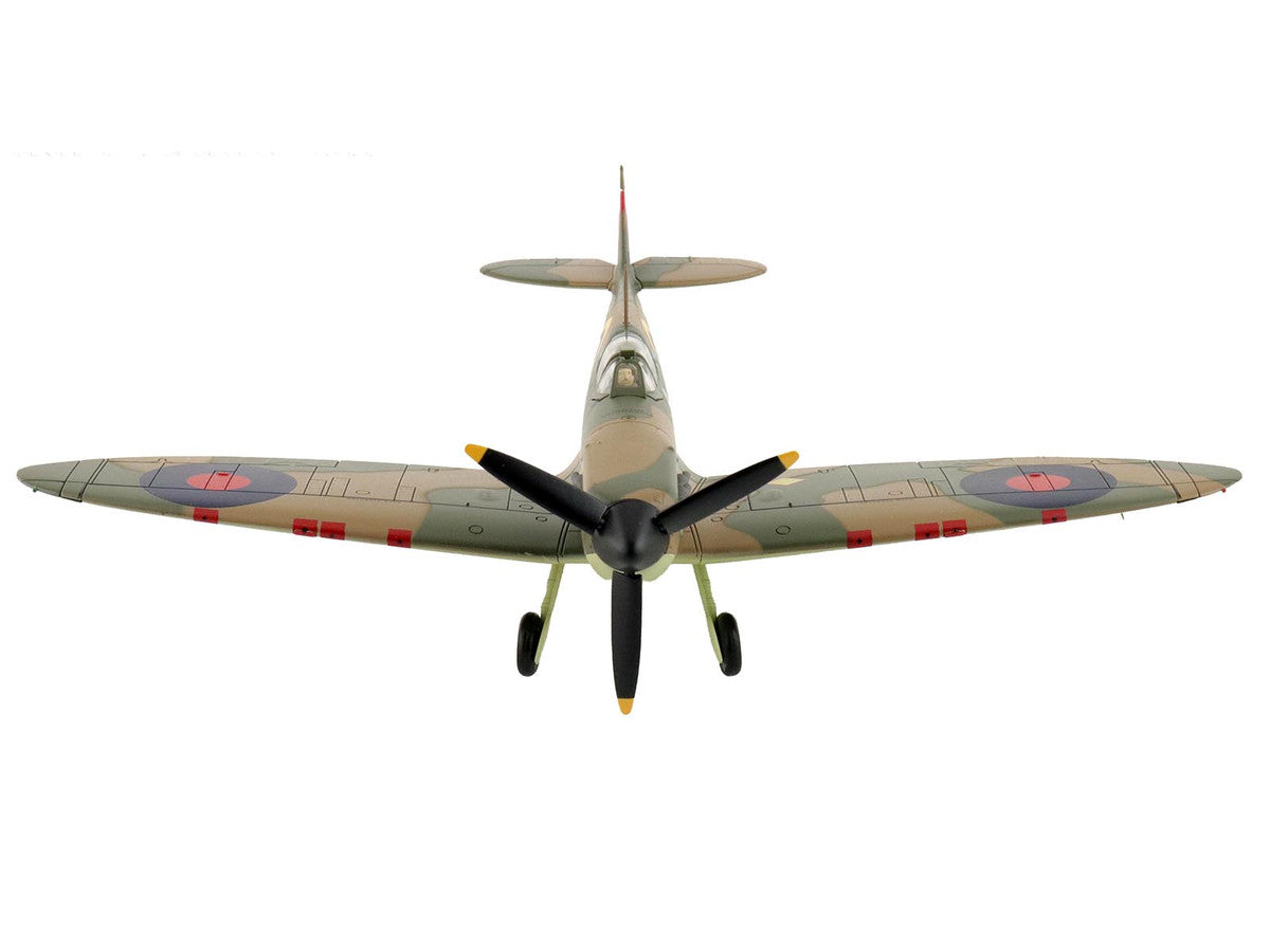 Supermarine Spitfire Mk.1a Fighter Aircraft "X4009 Flight Lieutenant P.C. Hughes" (1940) British Royal Air Force "Air Power Series" 1/48 Diecast Model by Hobby Master-0