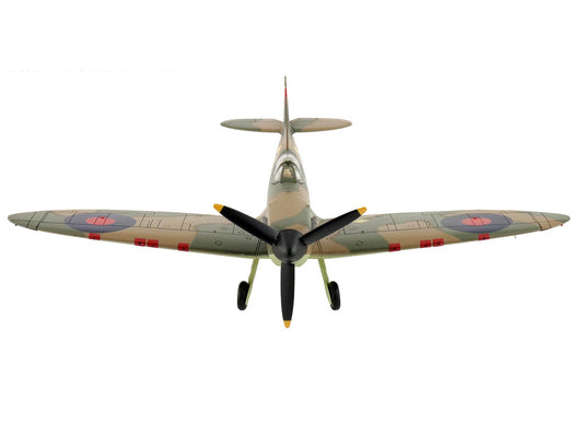 Supermarine Spitfire Mk.1a Fighter Aircraft "X4009 Flight Lieutenant P.C. Hughes" (1940) British Royal Air Force "Air Power Series" 1/48 Diecast Model by Hobby Master-0