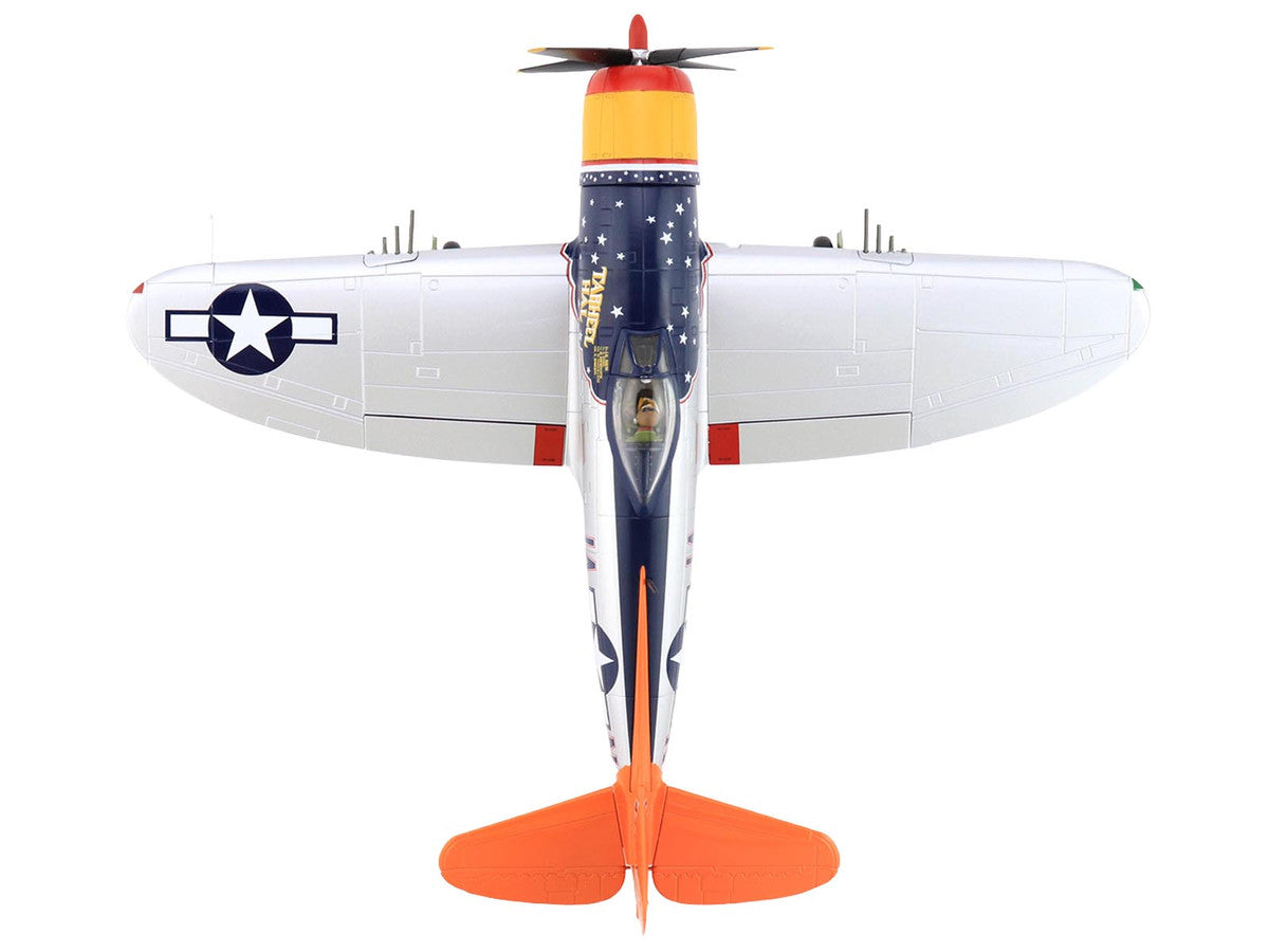 Republic P-47D Thunderbolt Aircraft "Tarheel Hal Lt. 'Ike' David 66 FS 358 FG" (1945) United States Army Air Forces "Air Power Series" 1/48 Diecast Model by Hobby Master Hobby Master