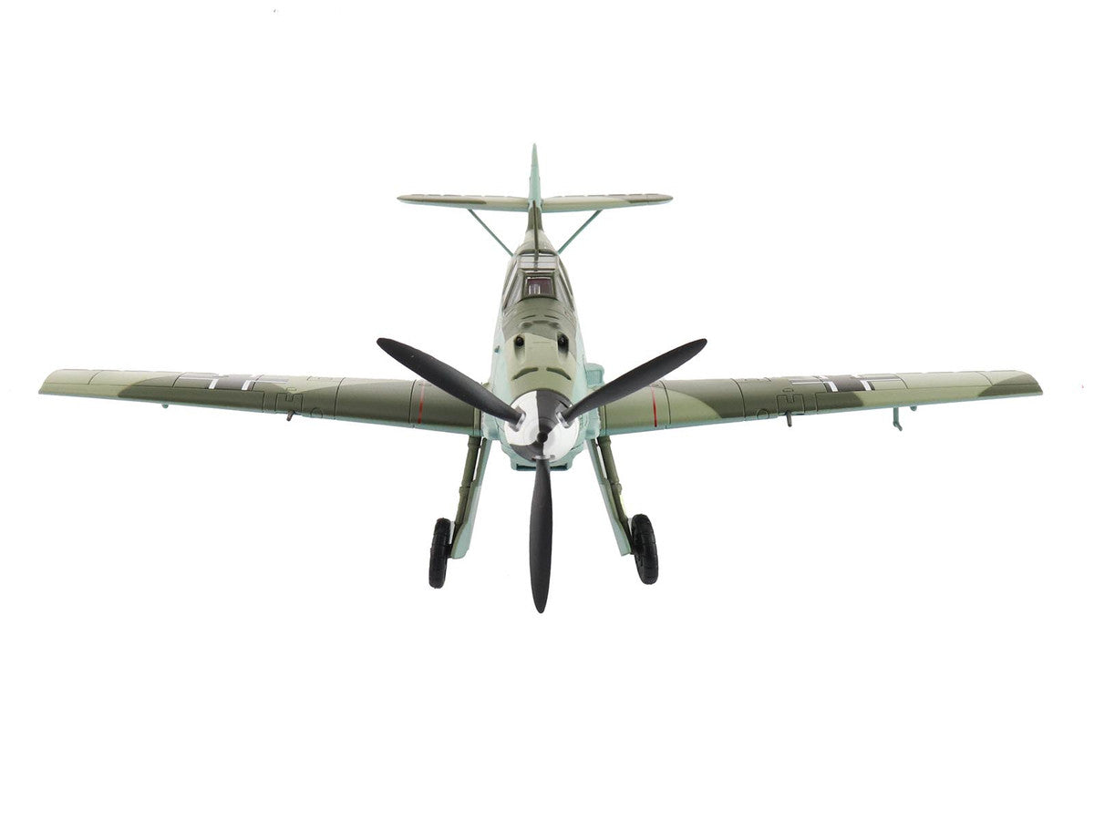 Messerschmitt BF 109E-4 Fighter Aircraft "Franz von Werra II/JG-3" (1940) German Luftwaffe "Air Power Series" 1/48 Diecast Model by Hobby Master-3
